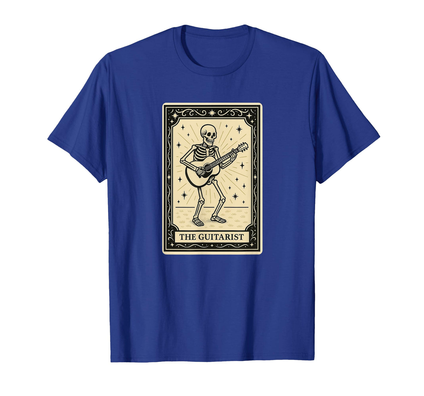 The Guitarist Tarot Card - Halloween Spooky Gothic Guitar T-Shirt
