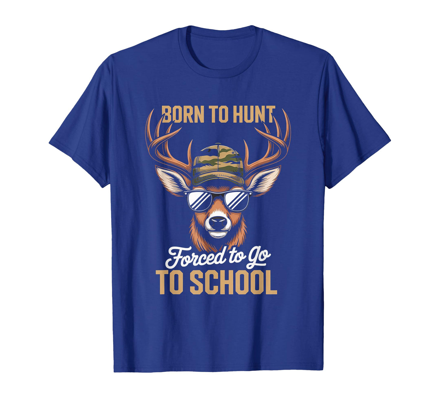Cool Deer Hunter Back to School Funny Design Gift T-Shirt