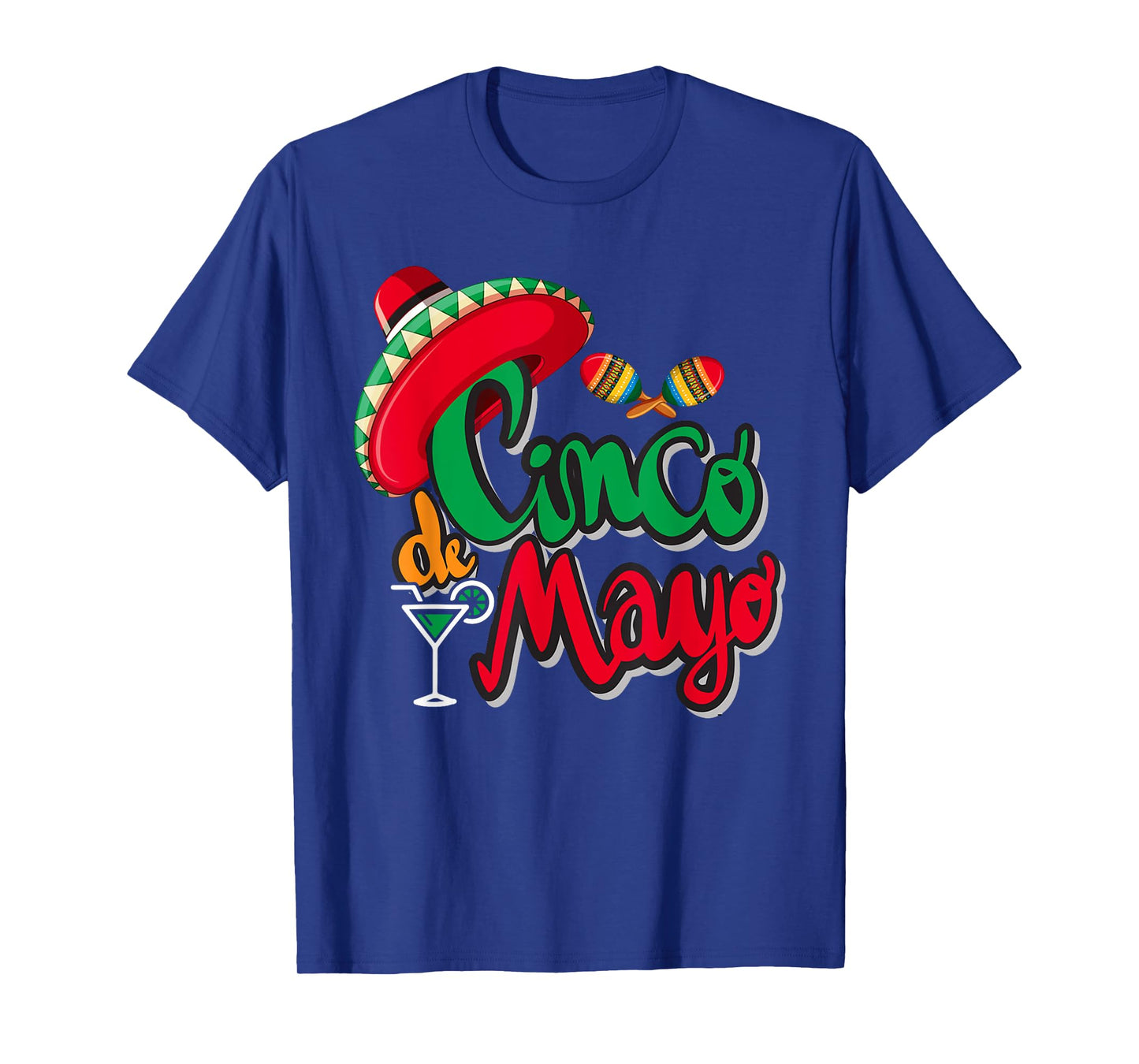 Cinco De Mayo Sombrero Men Women Mexican Taco Party Fiesta T-Shirt