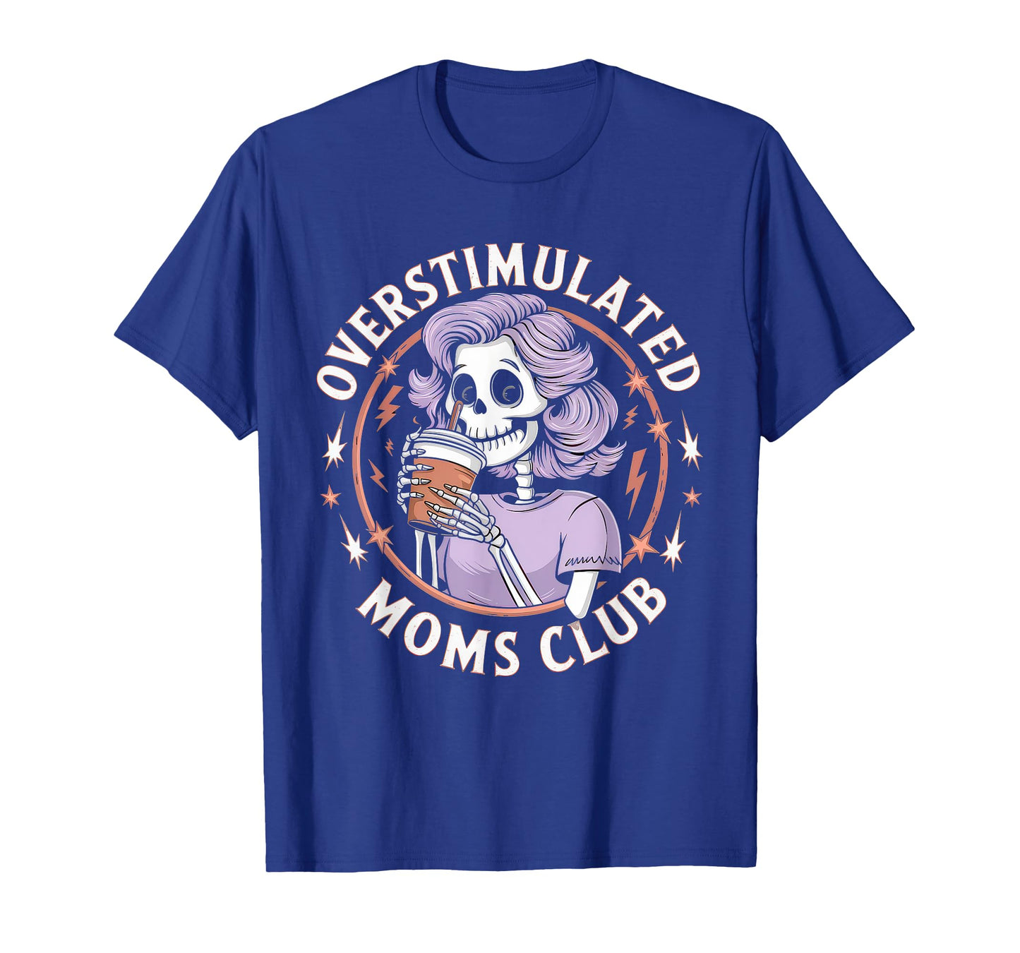 Overstimulated Moms Club Tshirt Mom Depression Mental Health T-Shirt