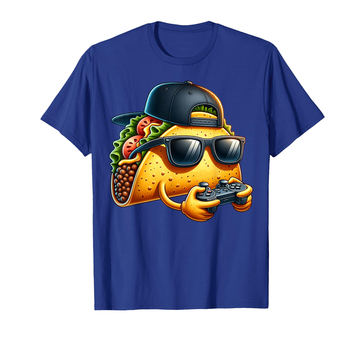 Cool Taco Playing Video Games. Funny Video Games Tacos Lover T-Shirt