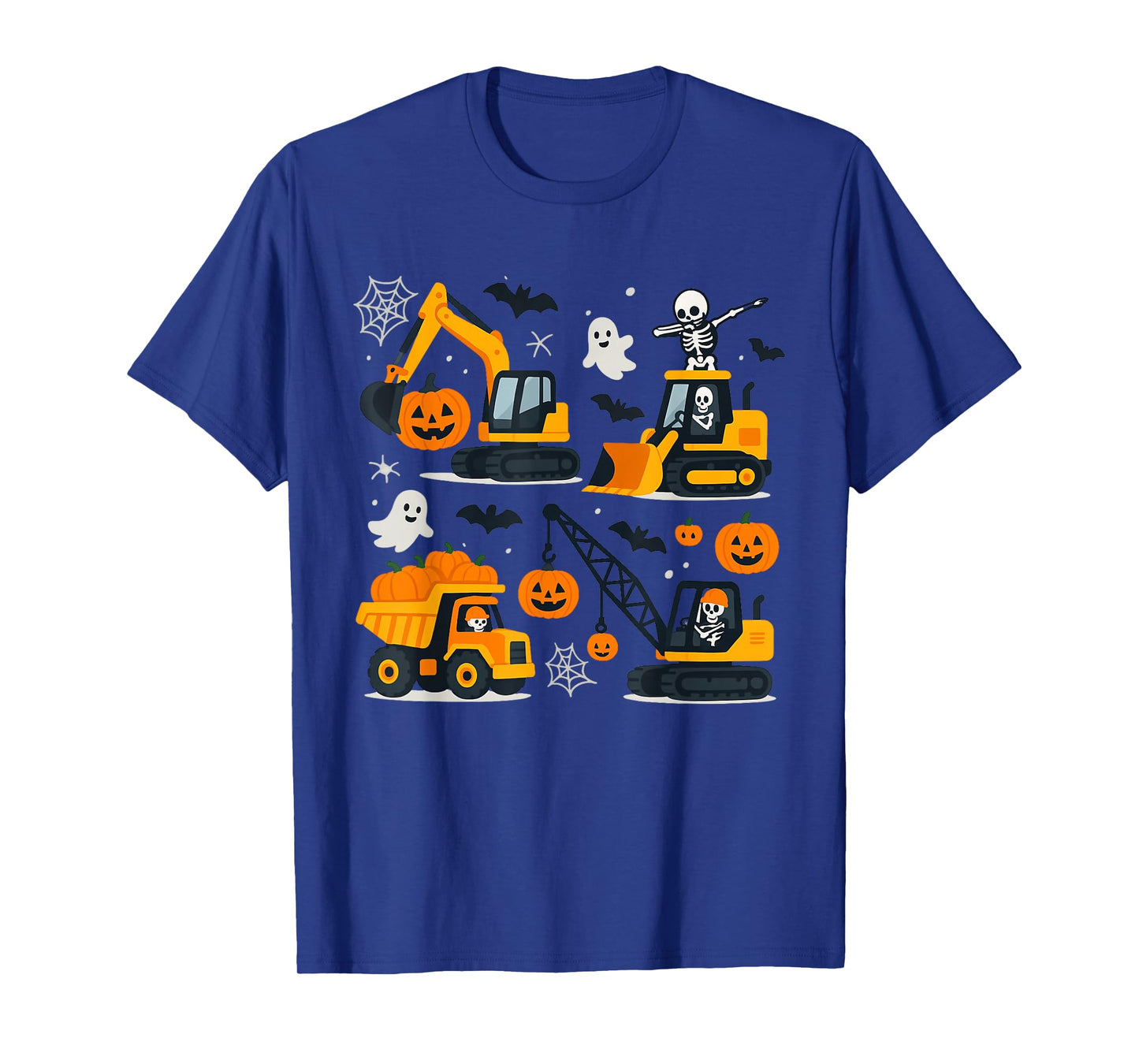 Spooky Construction Trucks Toddler Halloween Costume T-Shirt