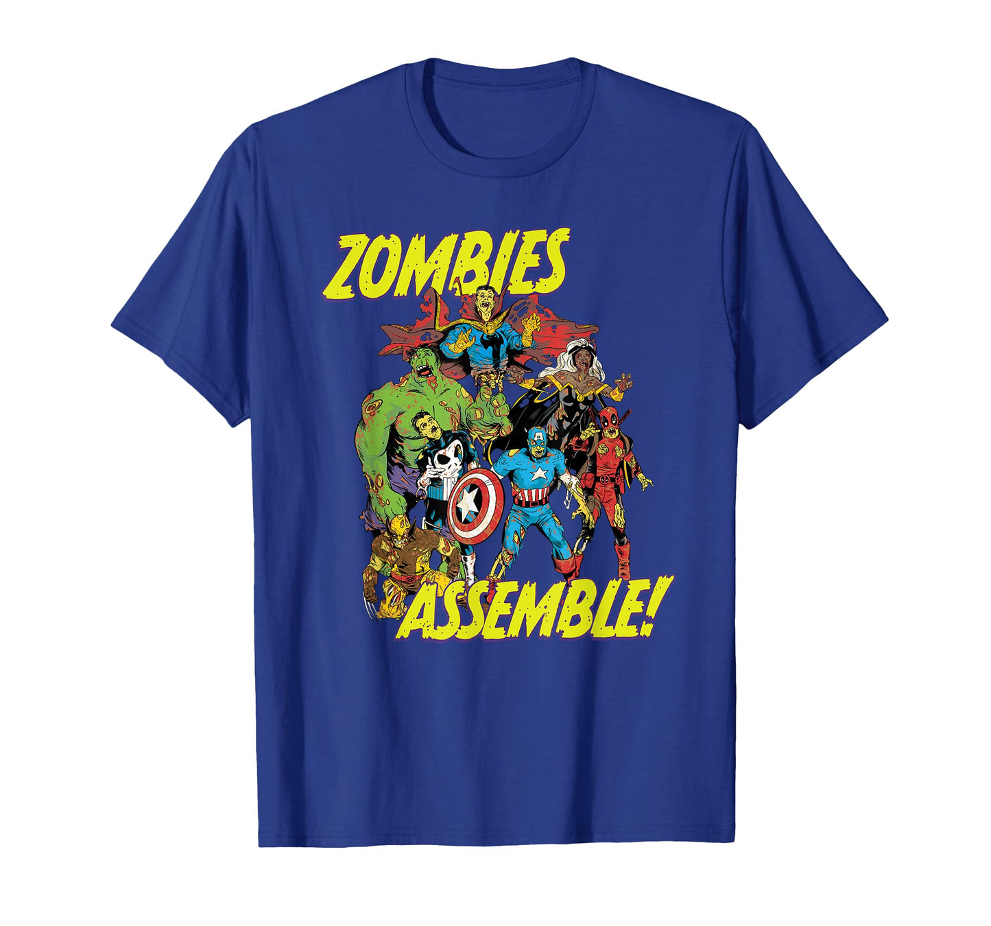 Marvel Zombies Super Hero Zombies Assemble Halloween T-Shirt