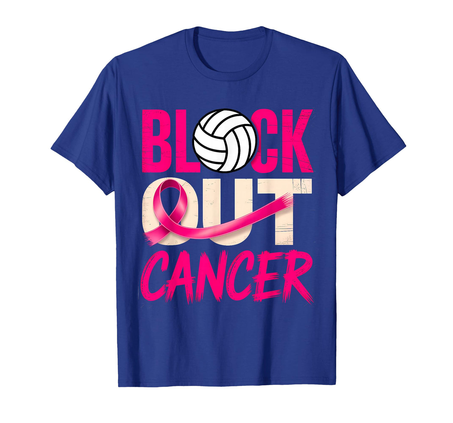 Pink Out Cancer Volleyball Breast Cancer Awareness T-Shirt