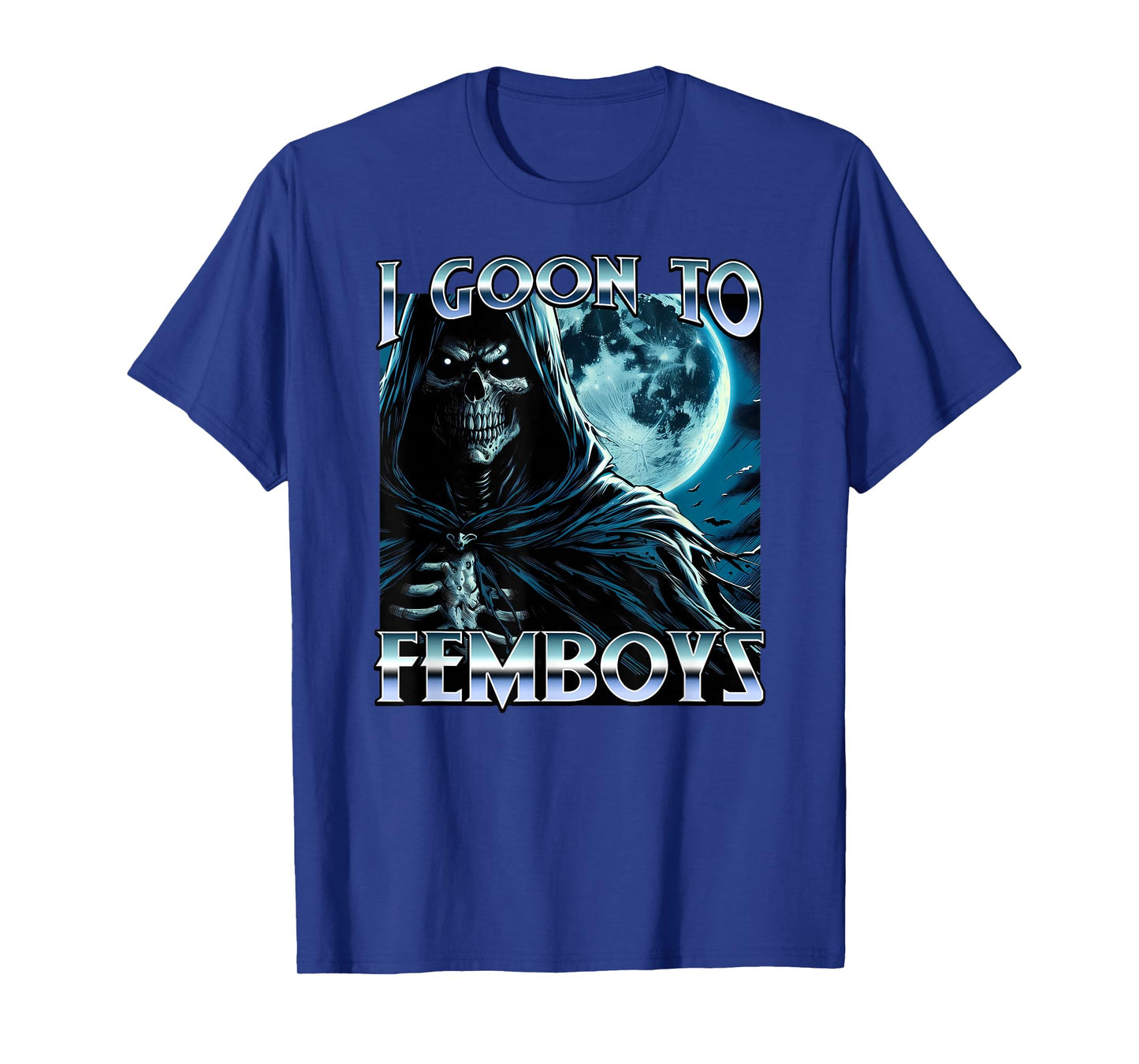 I Goon to FEMBOYS Certified Gooner Brainrot Meme Edging T-Shirt