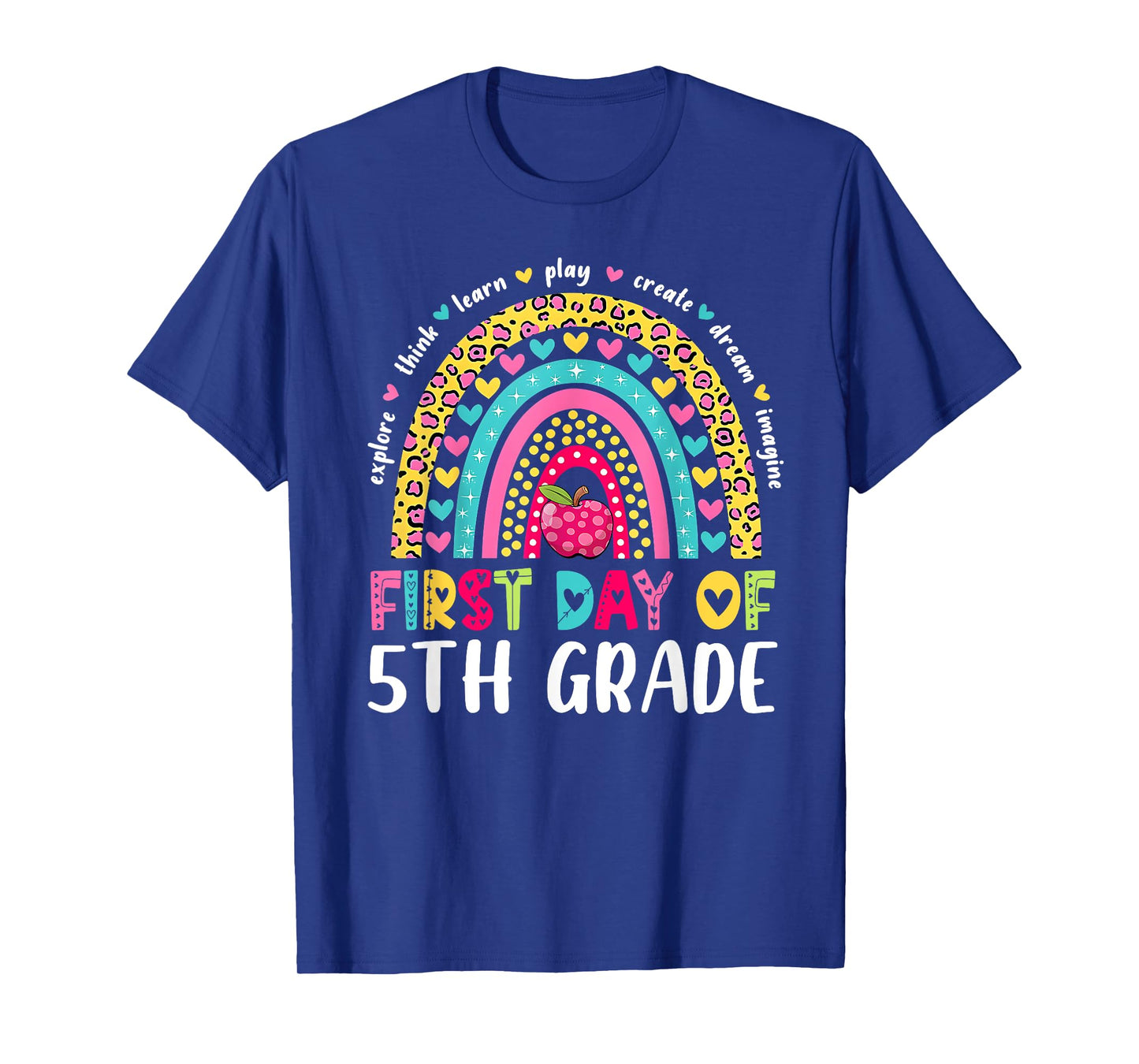 Groovy 5th Grade Back To School First Day Of Fifth Grade T-Shirt