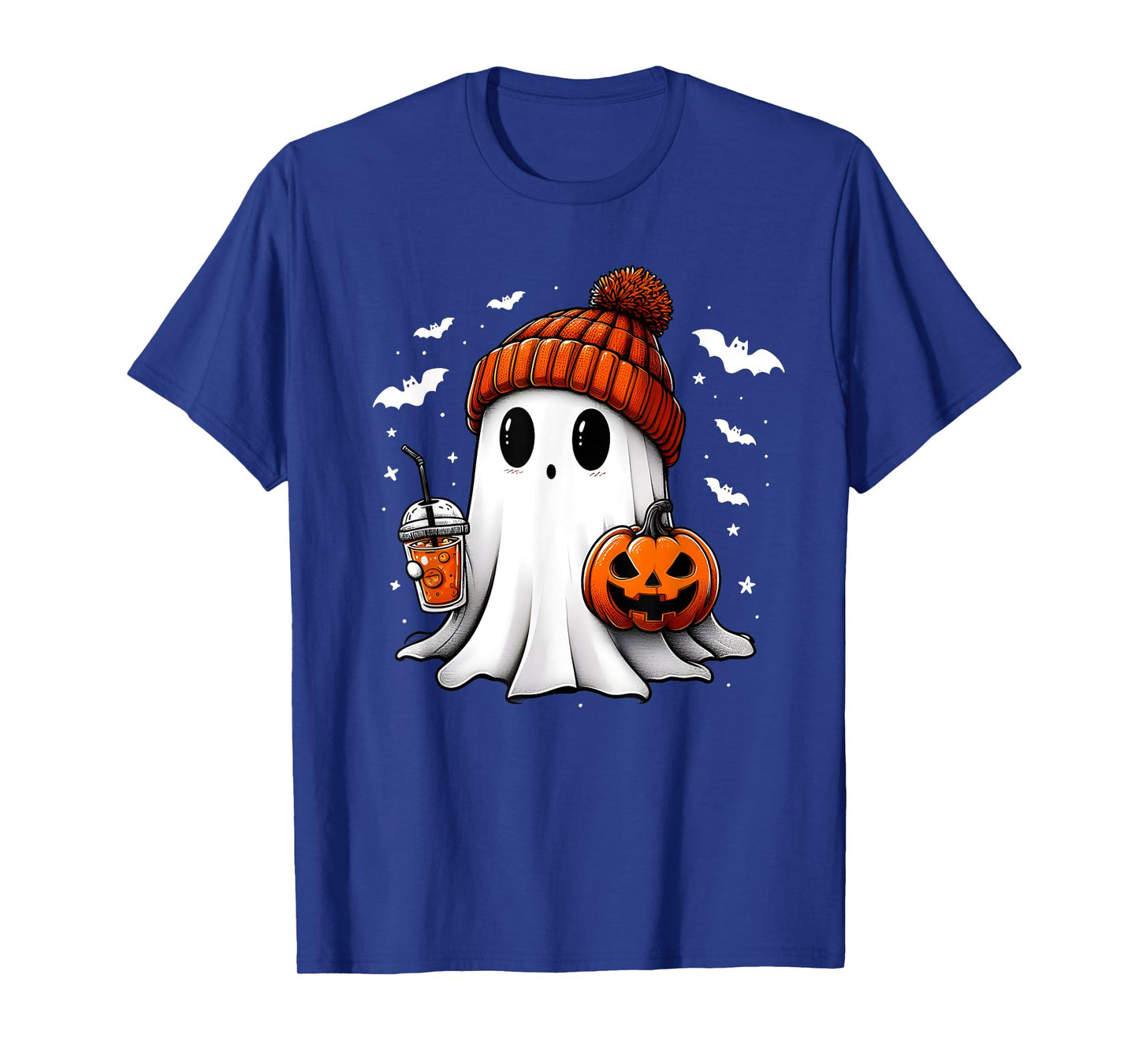 cute halloween ghost drink pumpkin T-Shirt