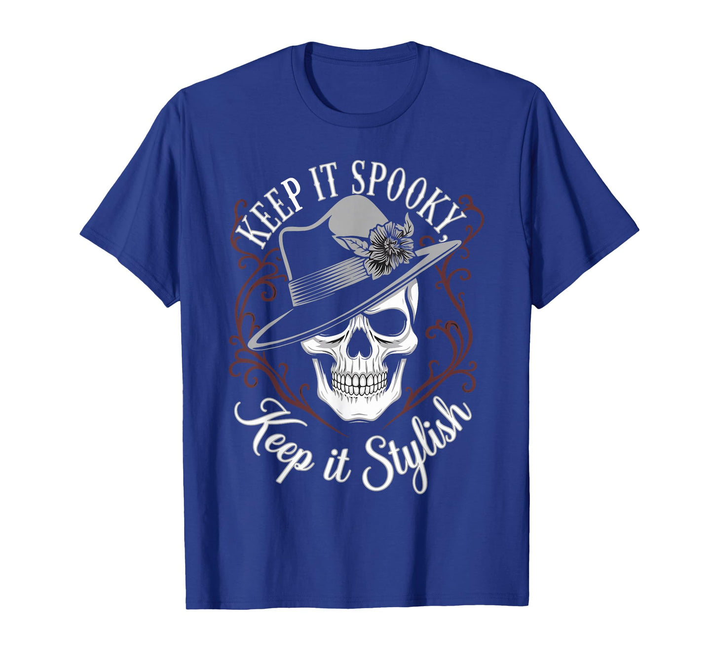 Halloween Keep It Spooky Keep It Stylish Skeleton T-Shirt