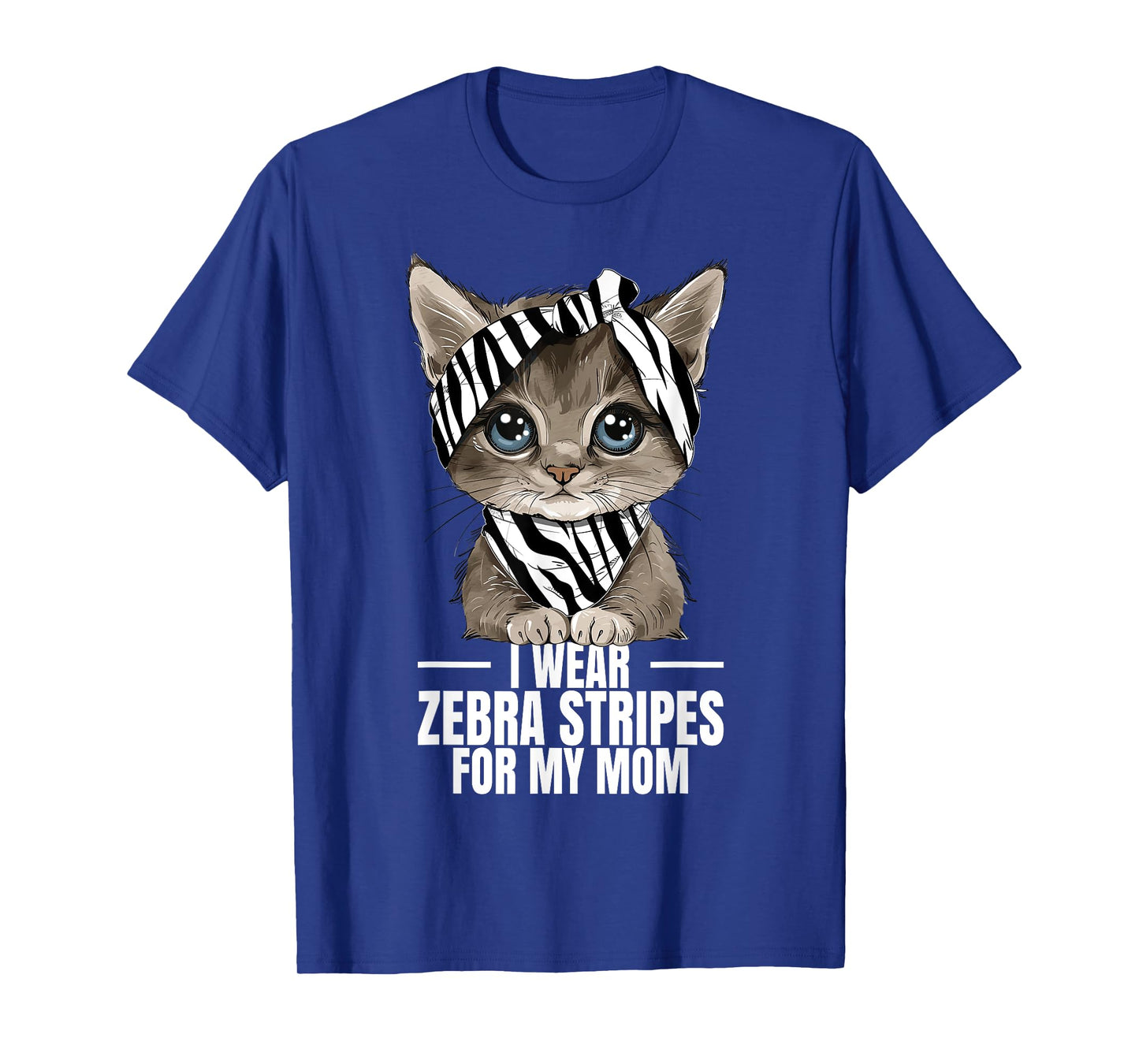Cat Mom Neuroendocrine Cancer Awareness Kitten Mama T-Shirt