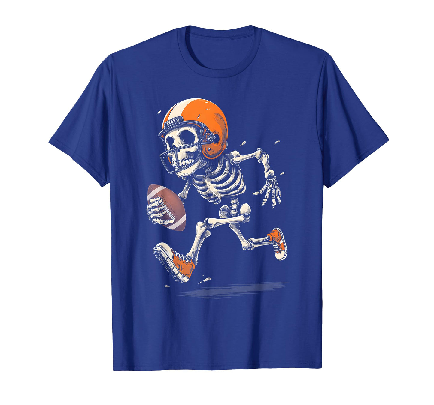 Boo Funny Skeleton Football T-Shirt
