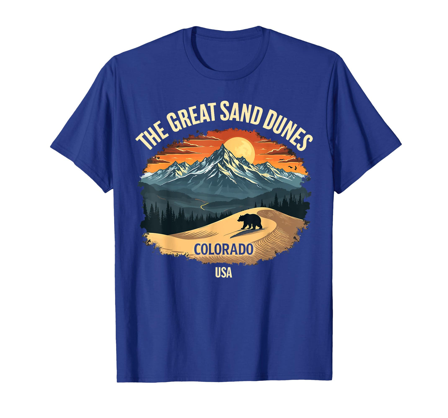 Great Sand Dunes Colorado Nature Adventure Design T-Shirt