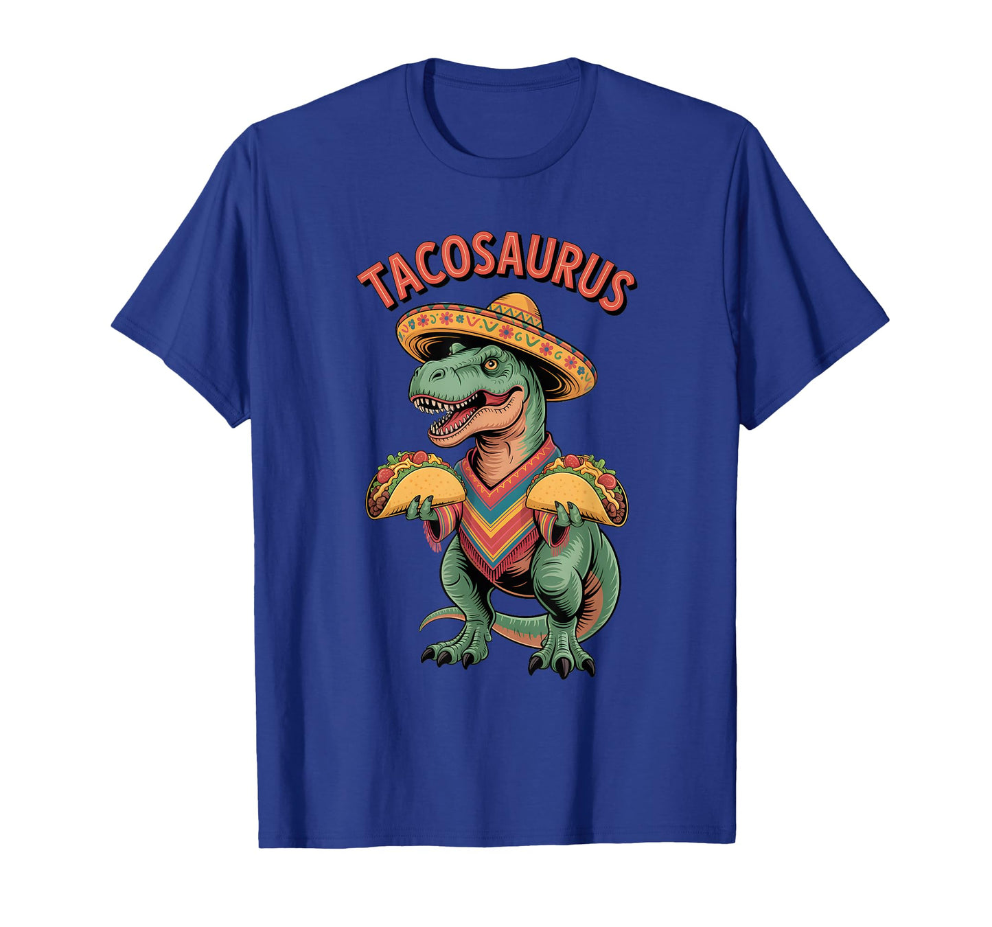 Funny Tacosaurus Dinosaur Cinco de Mayo Taco Tuesday Fiesta T-Shirt