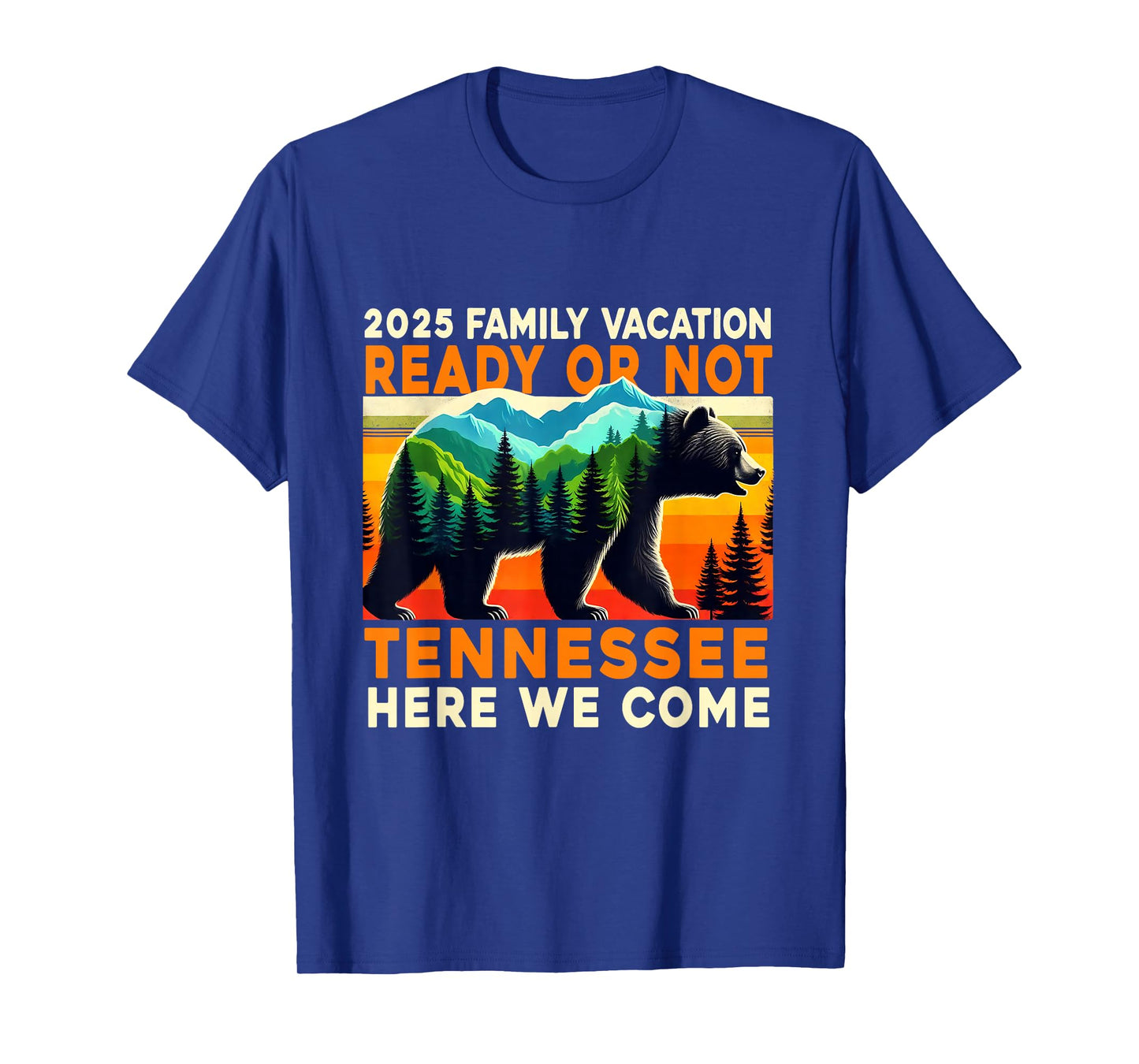 Great Smoky Mountains Tennessee Family Vacation 2025 Trip T-Shirt