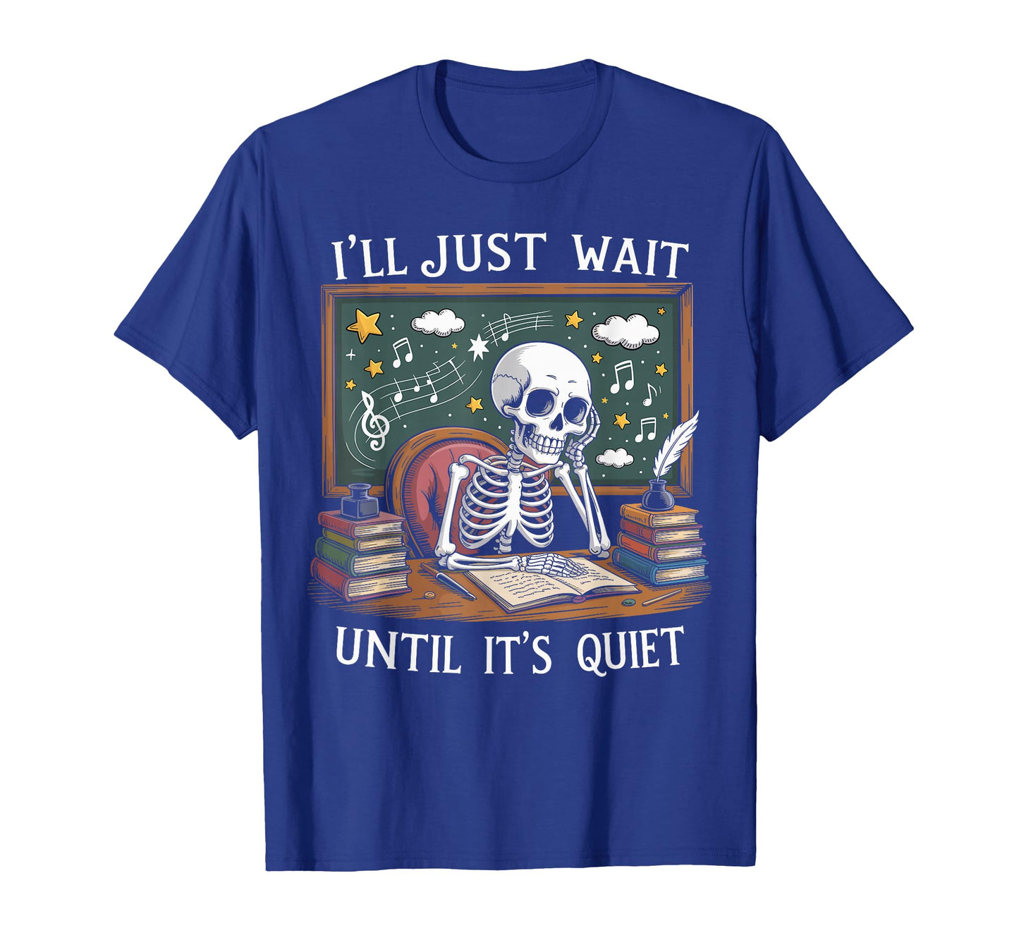 Halloween Teacher Tee Funny I'll Just Wait Until It's Quite T-Shirt