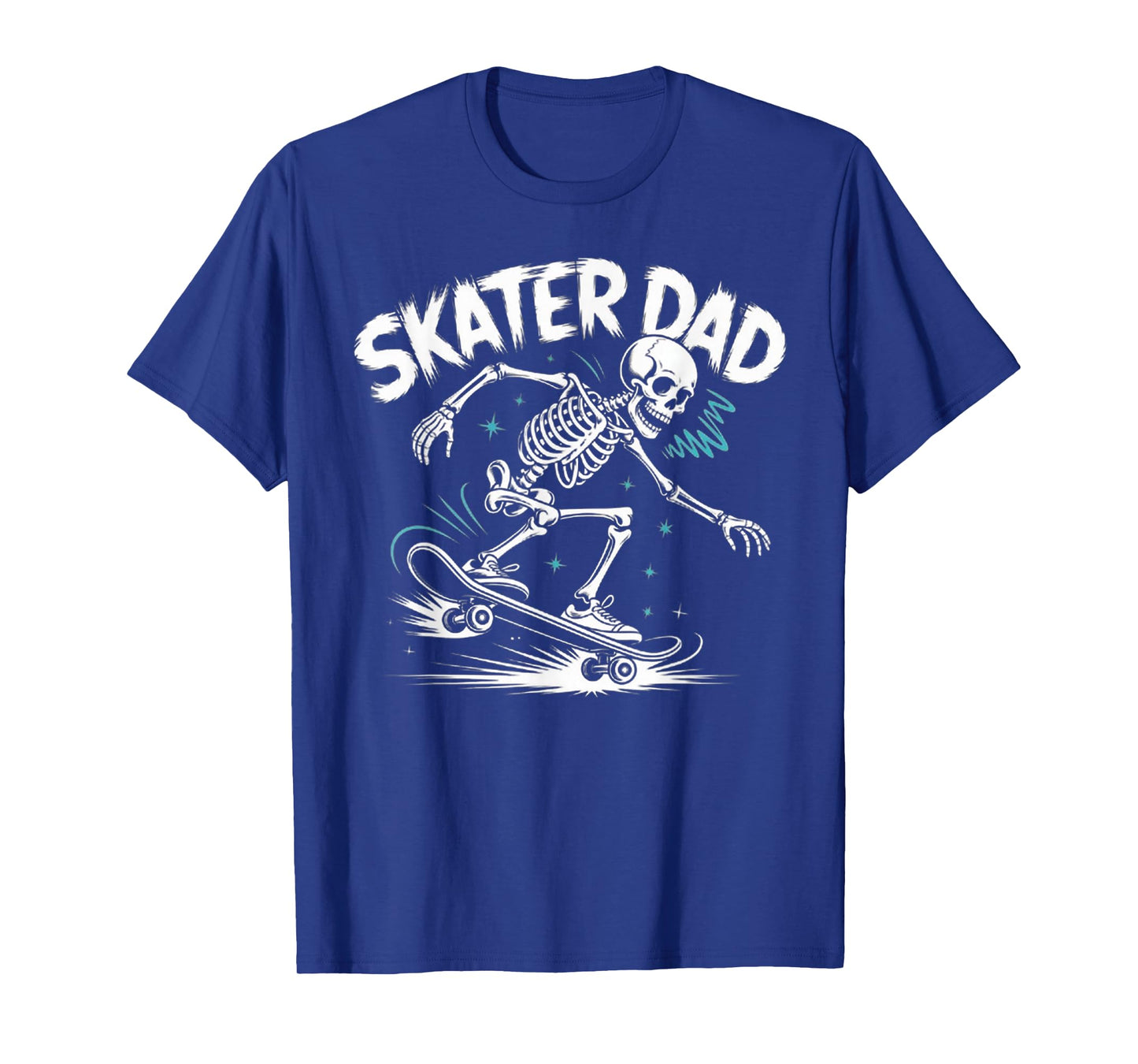 Funny Skeleton Skateboarding Badman Graphic Street Style T-Shirt