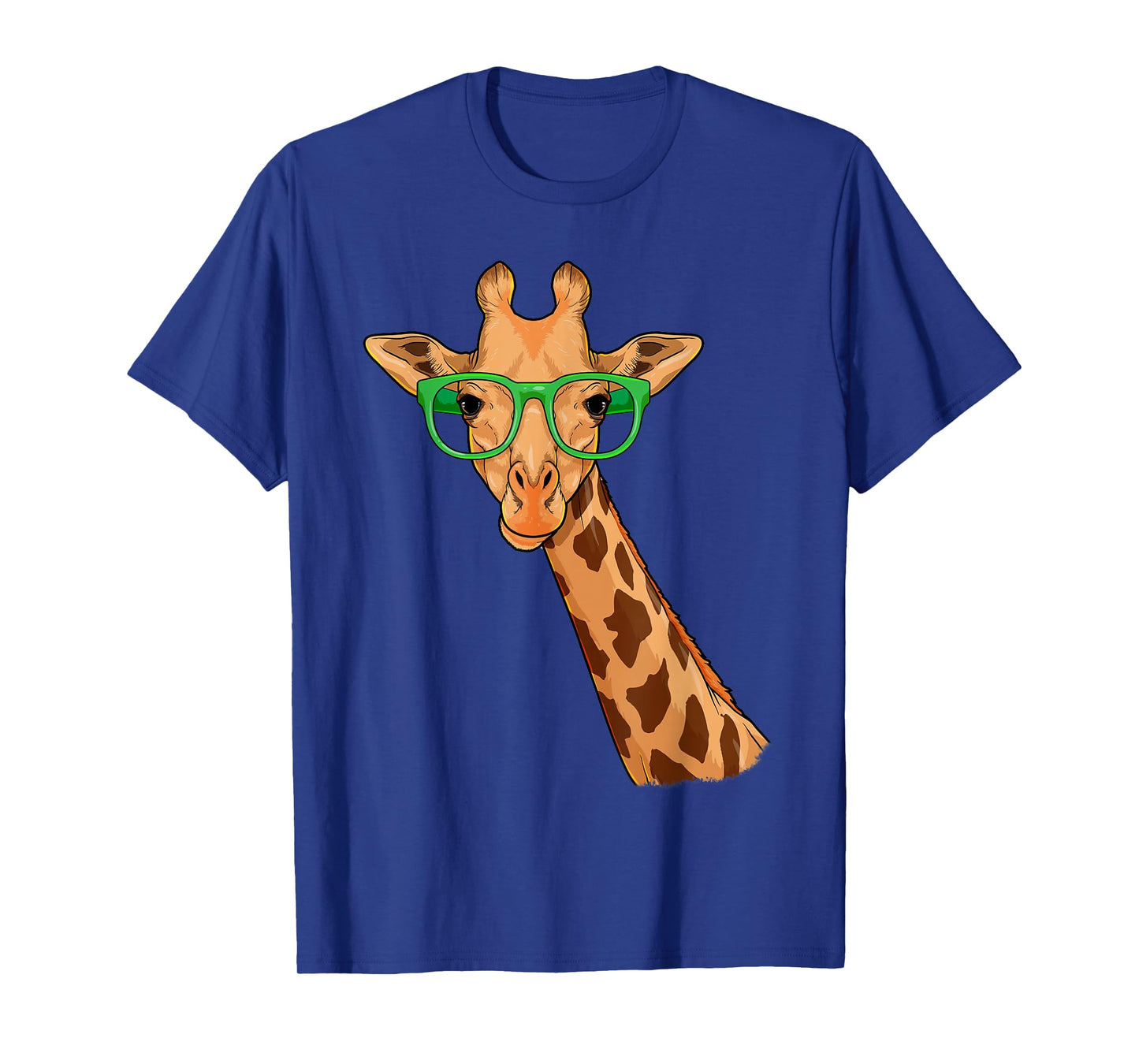Hipster Giraffe Glasses Funny Zoo Animal African Safari T-Shirt