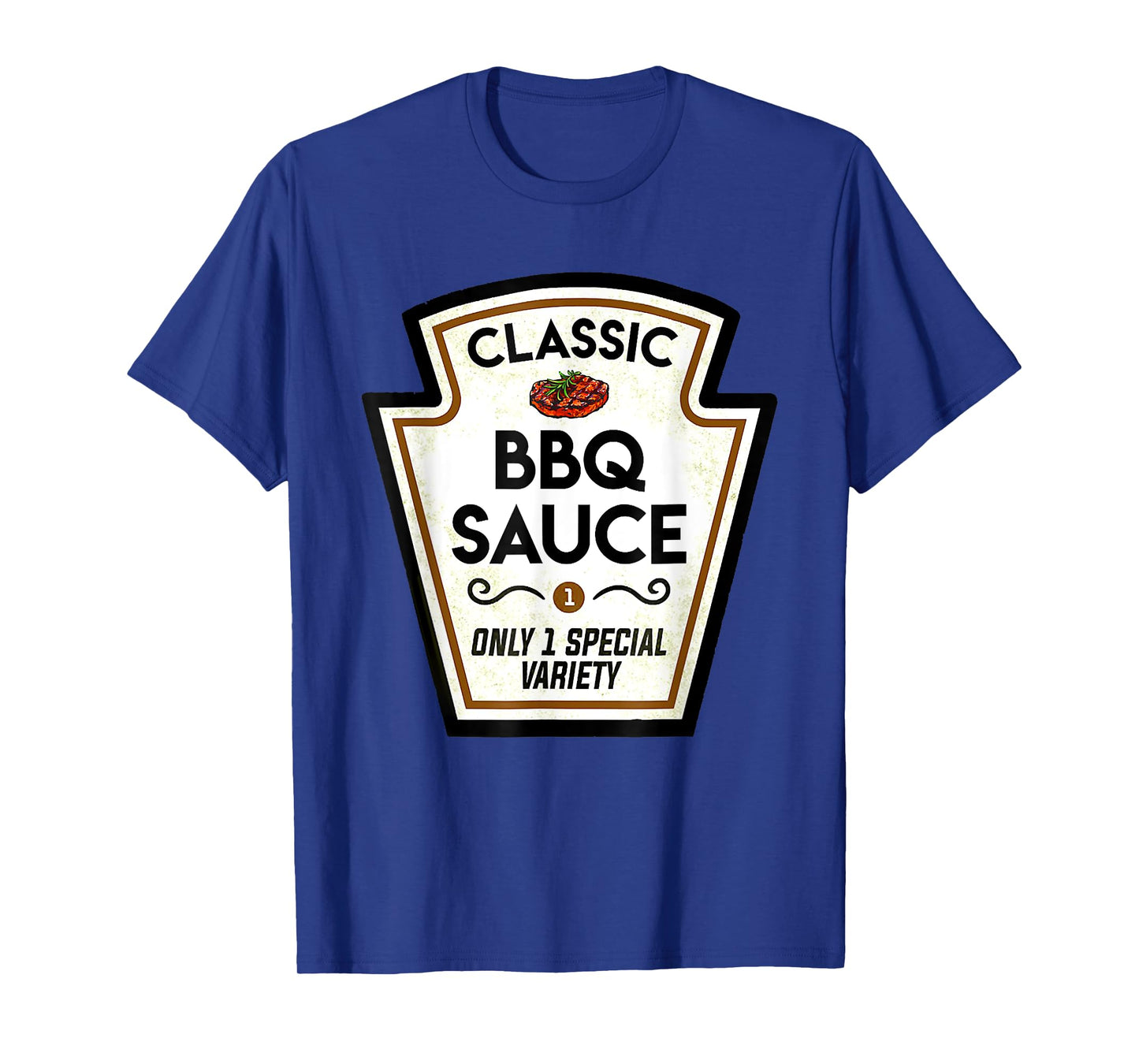 Barbecue BBQ Sauce Bottle Label Halloween Matching Costume T-Shirt