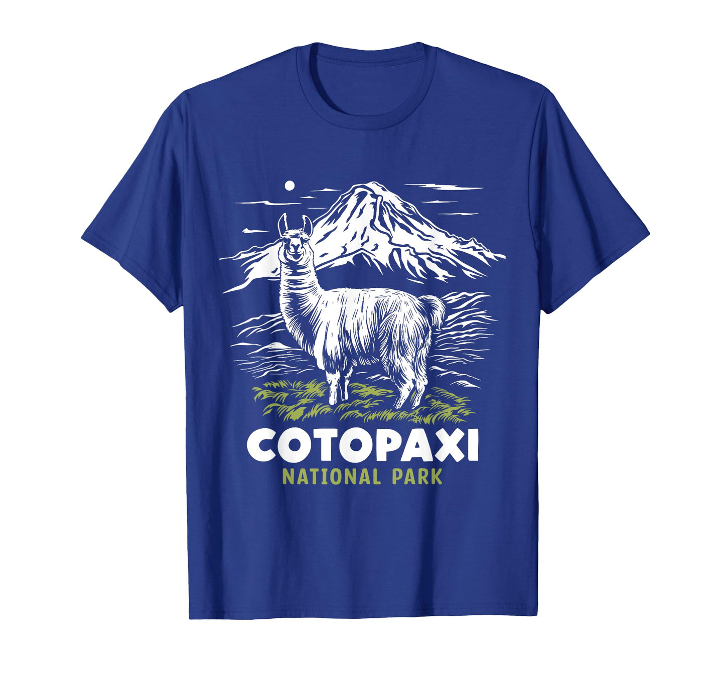 Cotopaxi National Park Ecuador Souvenir Alpaca Llama Hike T-Shirt