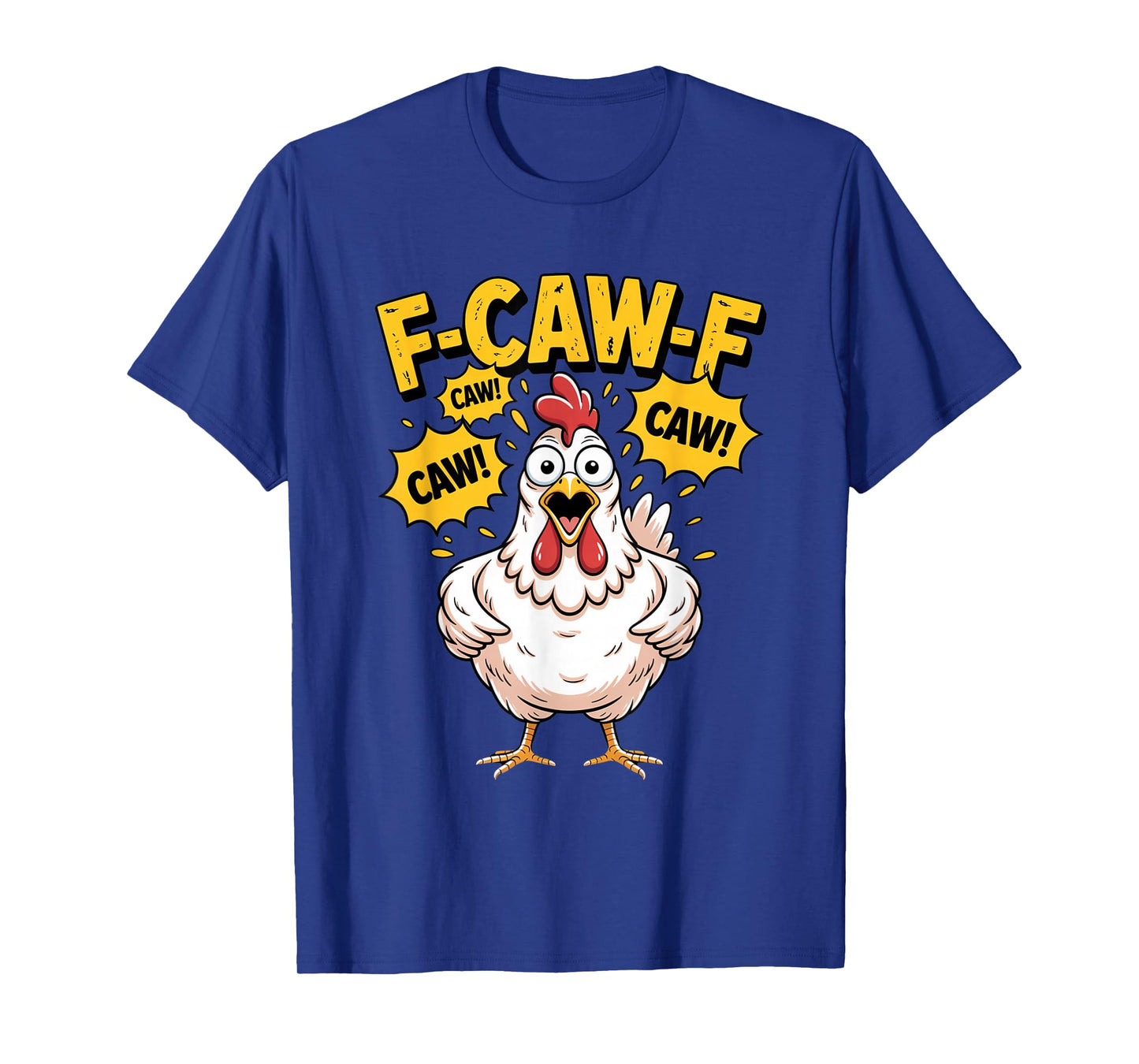 Halloween F-CAW-F Gothic Chicken Humor T-Shirt