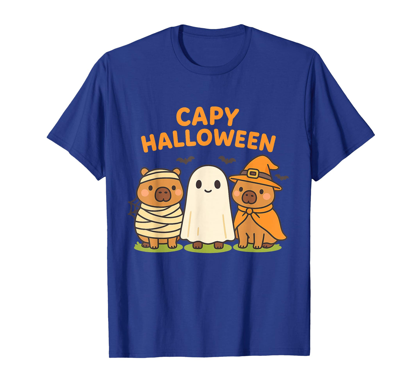 Capy Halloween Boys Girls Cute Capybara Halloween Costume T-Shirt