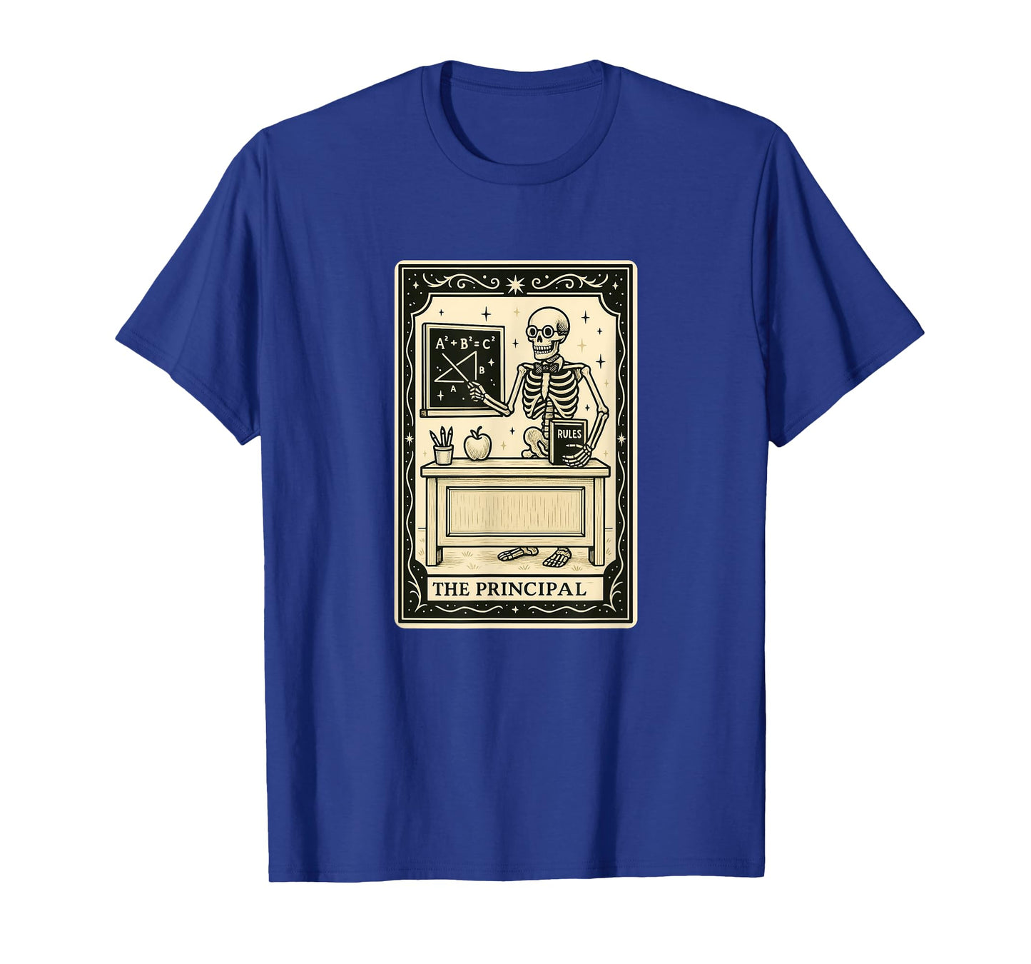 The Principal Tarot Card - Halloween Spooky Gothic School T-Shirt