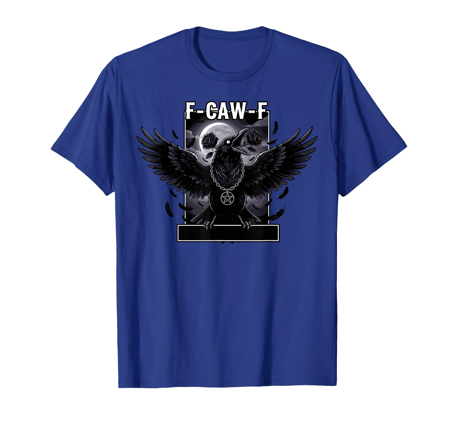 Halloween Scary Crow F-CAW-F Raven T-Shirt