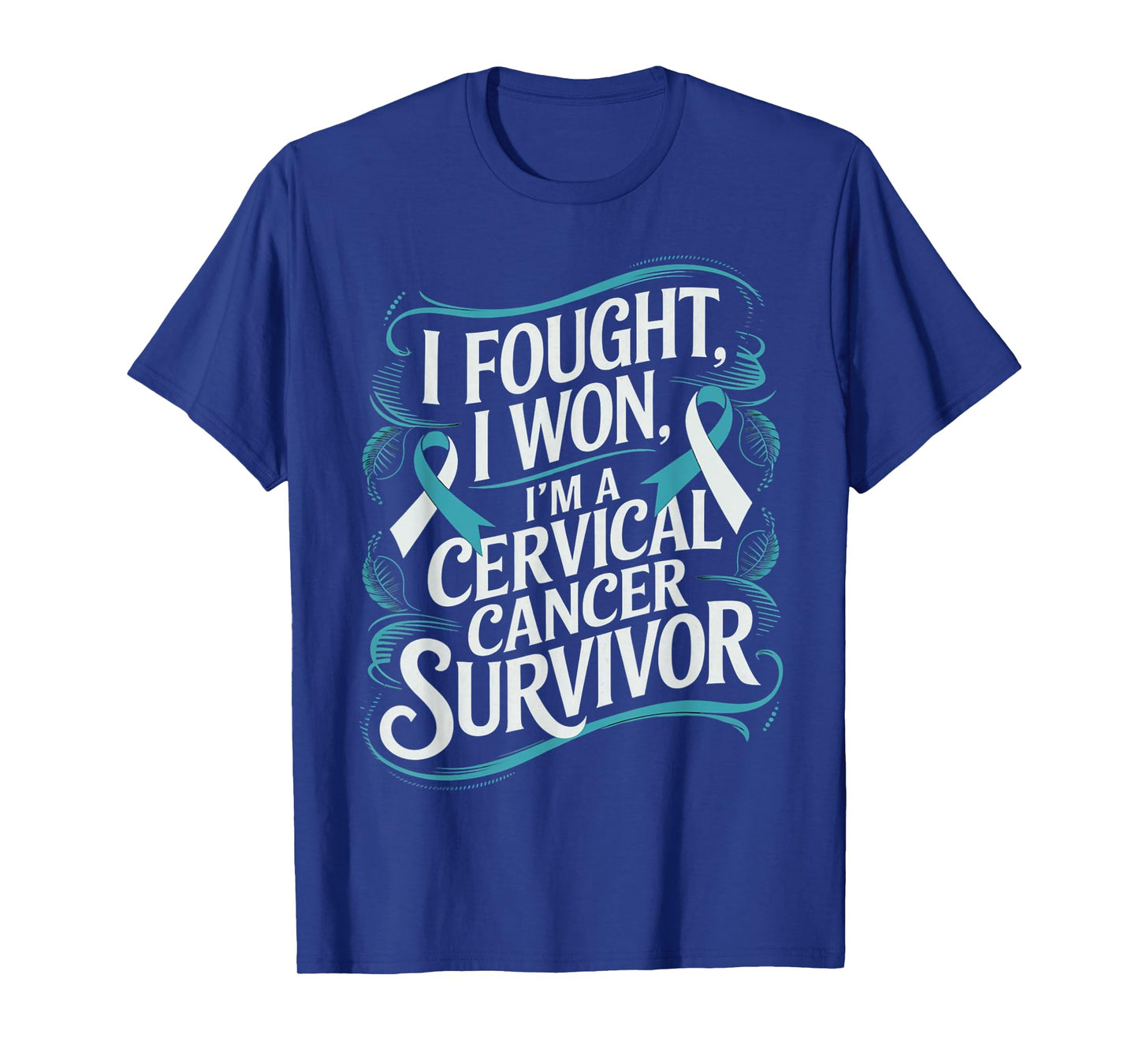 I'm Cervical Cancer Survivor Teal Ribbon Cervical Cancer T-Shirt