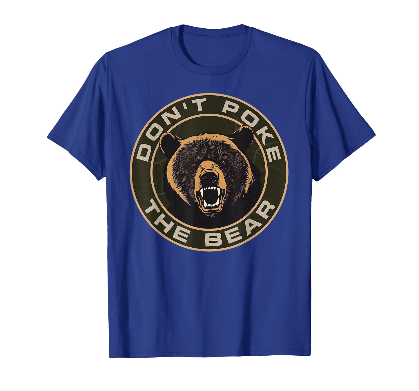 Don’t Poke The Bear Warning Funny Grizzly Spirit Animal T-Shirt