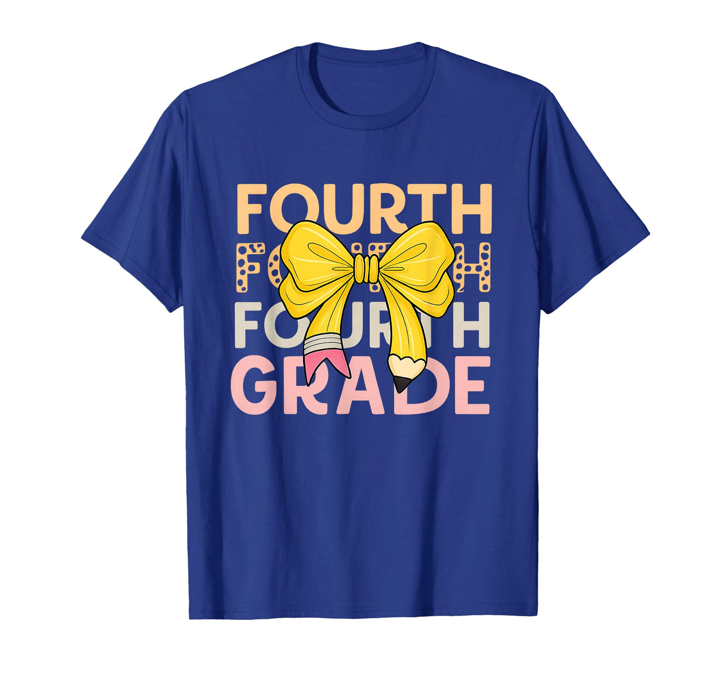Fourth Grade Squad 4th Grade Team Leopard Back to School T-Shirt