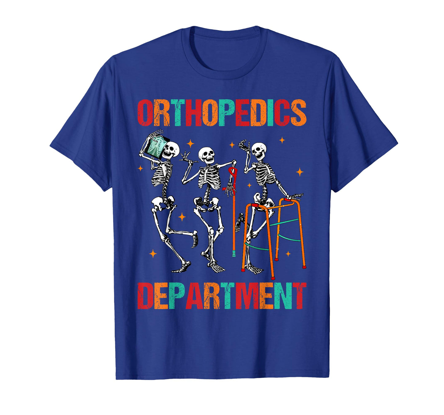 Orthopedics Department Funny Skeleton Ortho Squad Nurse RN T-Shirt