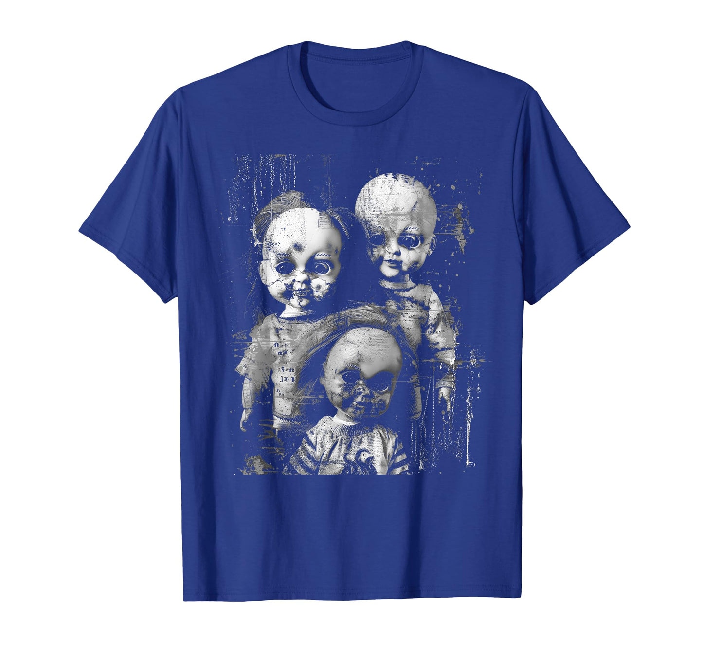 Haunted Creepy Doll Horror Toy Halloween Goth Alt Scary Emo T-Shirt