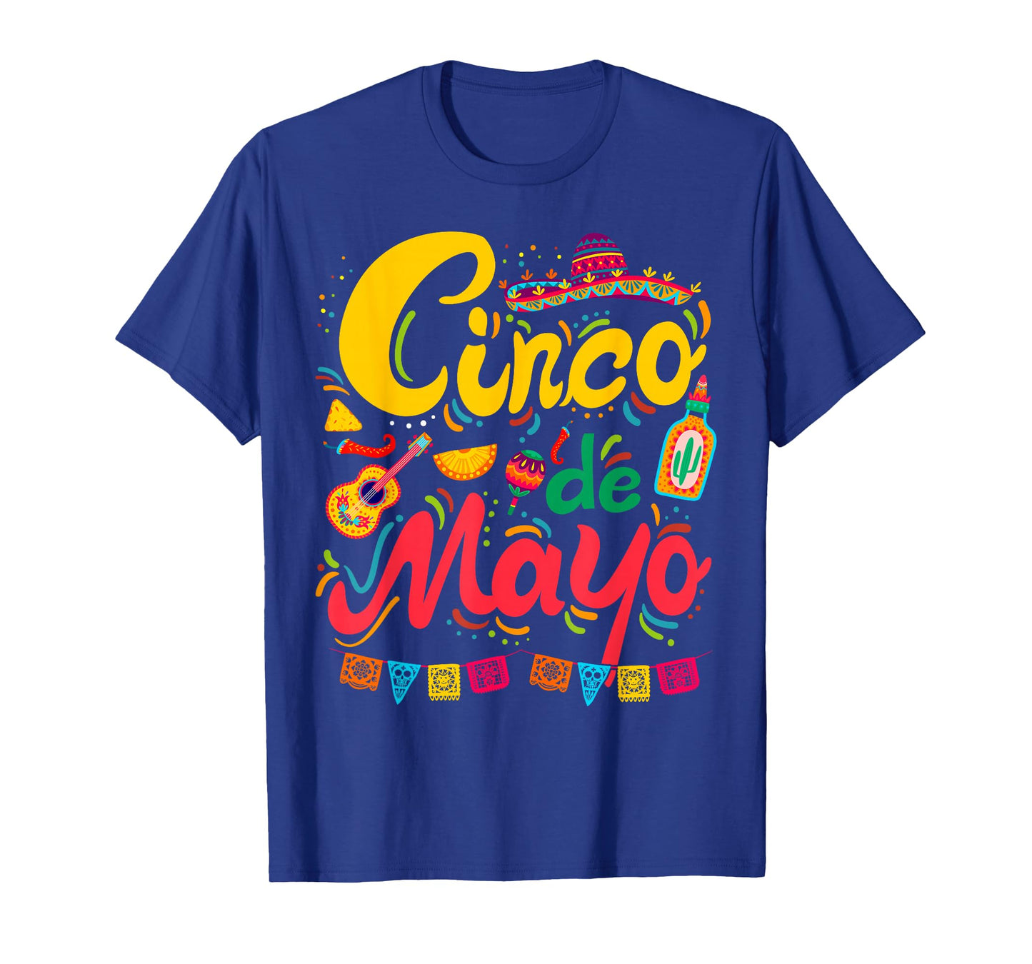 Cinco De Mayo Mexican Taco Funny 5 De Mayo Lets Fiesta Party T-Shirt