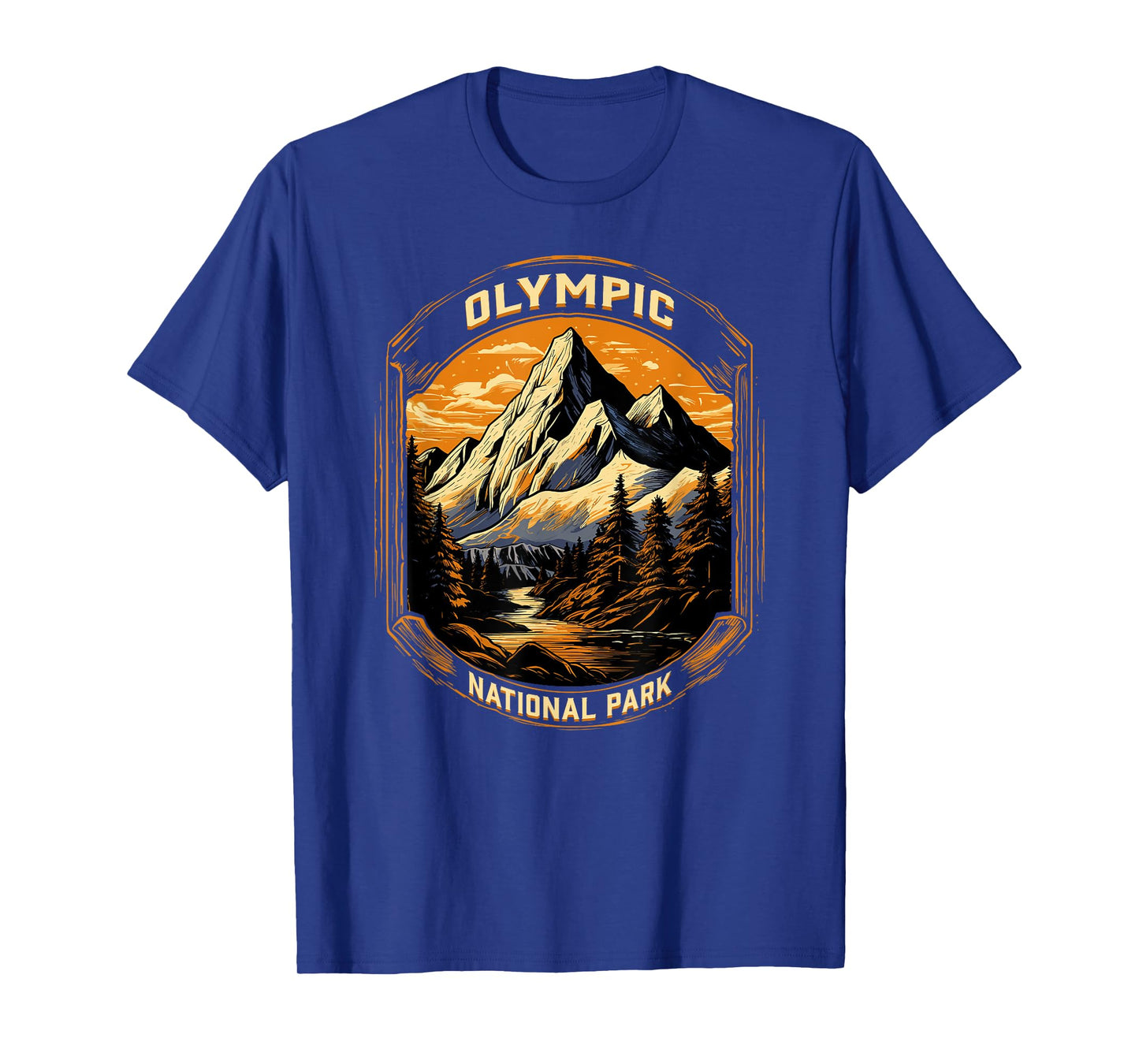 Olympic National Park Mountain River Tourist Souvenir T-Shirt