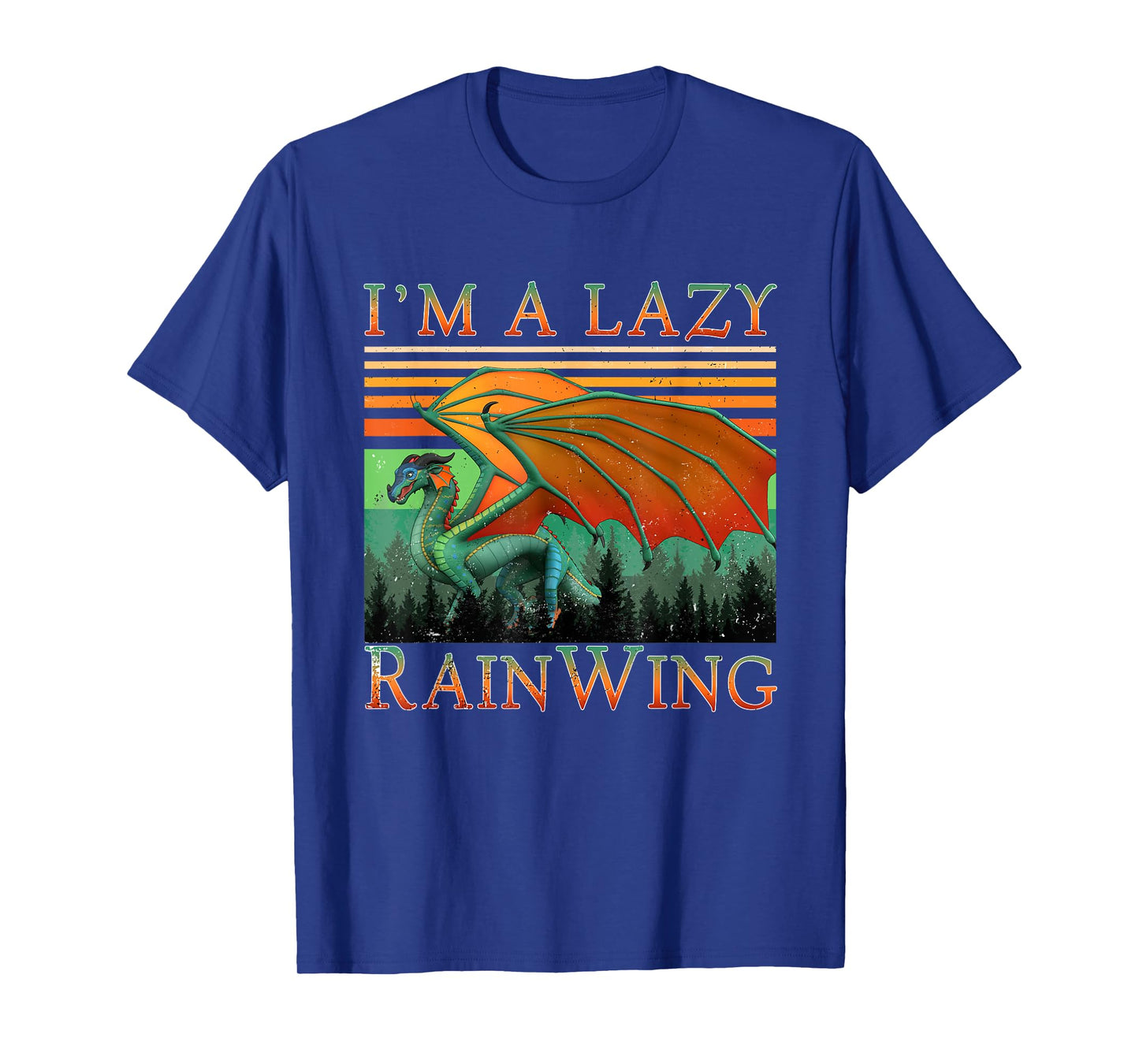 Classic Arts Dragon Animal I'm Lazy Cute Pet Cartoon Lovers T-Shirt