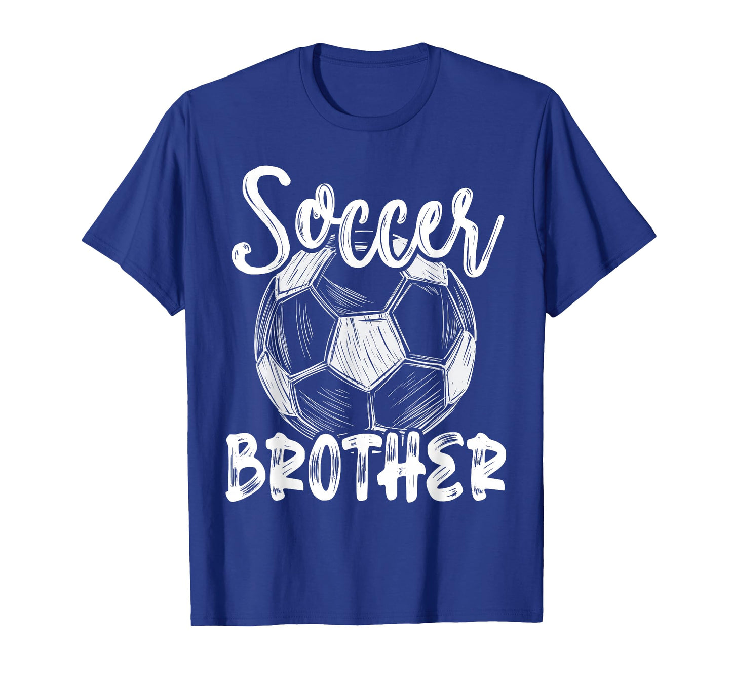 Soccer Brother Men Family Matching Team Player Soccer Ball T-Shirt