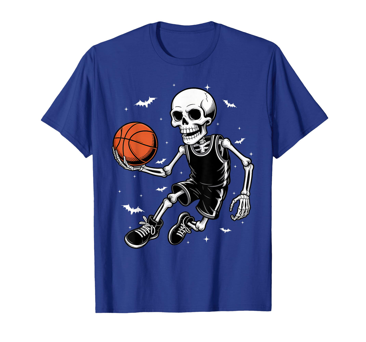 Funny Basketball Skeletons Halloween Costume T-Shirt