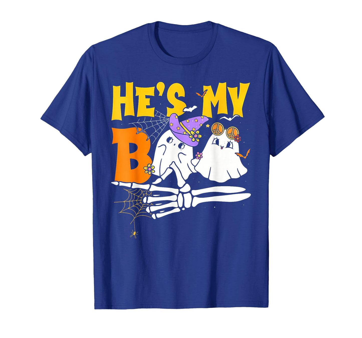 He's My Boo Funny Fall Season for Couple in Hallloween T-Shirt