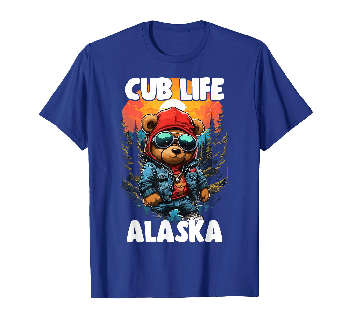 Alaska Grizzly Brown Bear Cub Tshirt For Kids Women T-Shirt