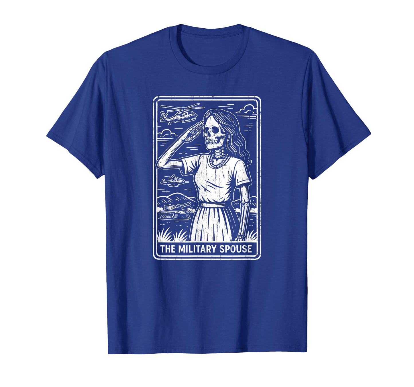 The Military Spouse Halloween Tarot Card T-Shirt