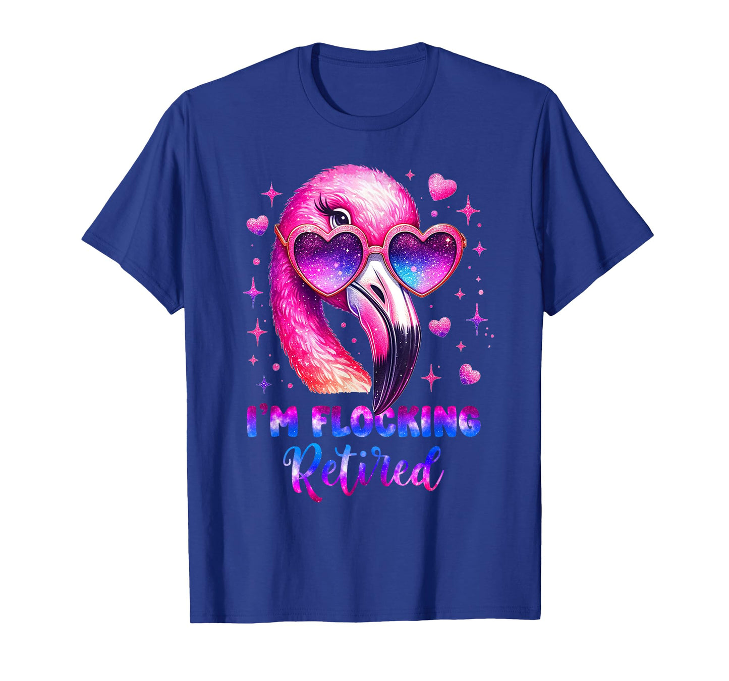 I'm Flocking Retired Flamingo Lover Funny Retirement Party T-Shirt