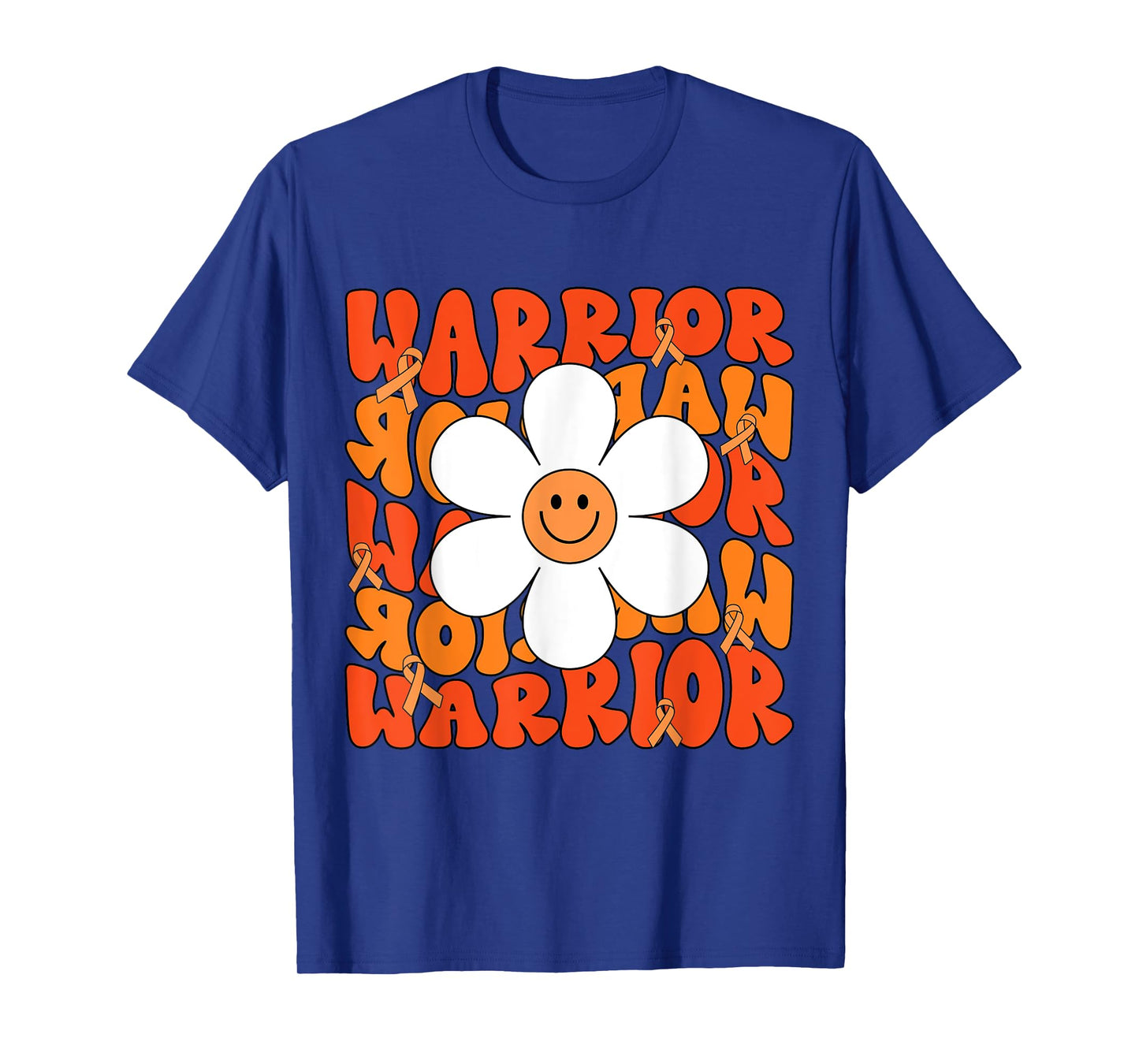 Leukemia Cancer Orange Ribbon Leukemia Cancer Warrior T-Shirt