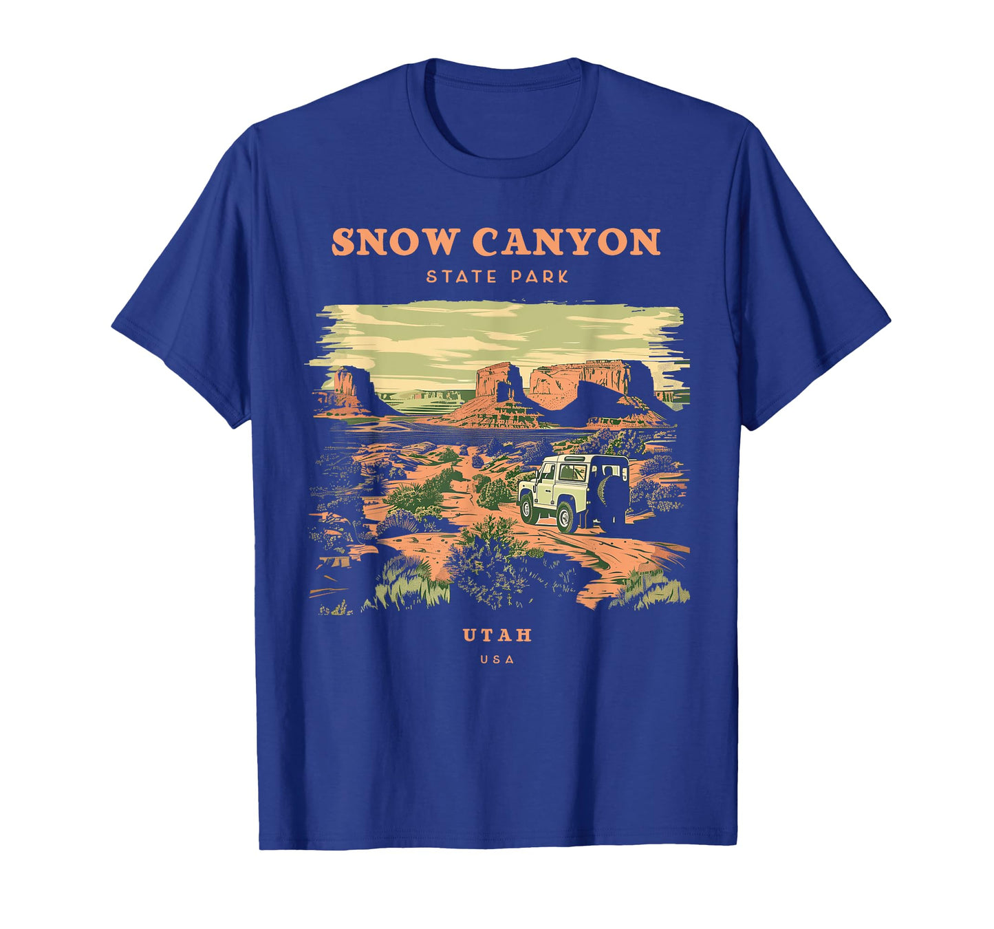 Snow Canyon State Park Utah Retro Vintage T-Shirt