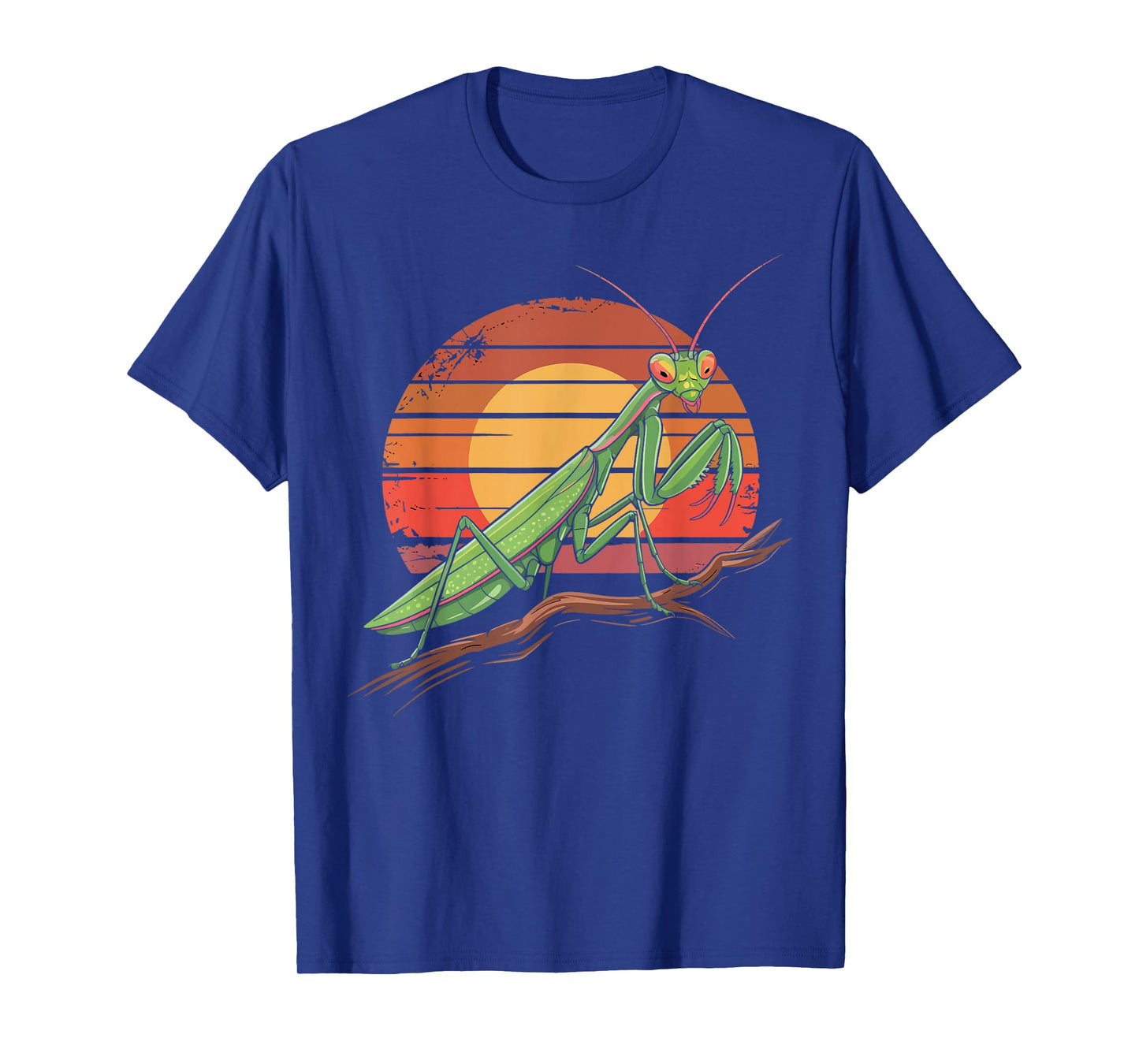 Praying Mantis Retro Insect Lover Nature Gifts for Boys Kids T-Shirt