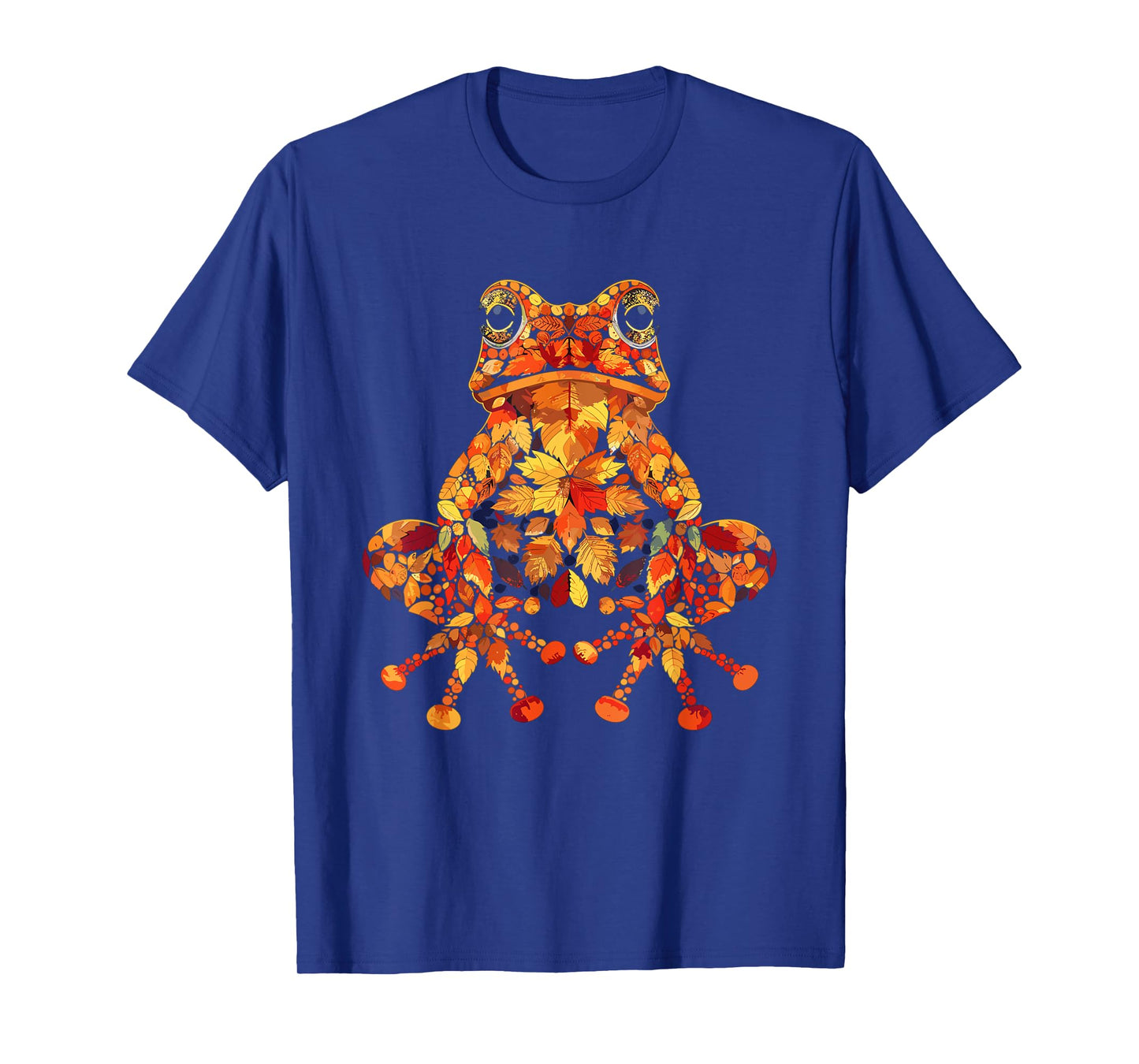 Frog Wildlife Nature Autumn Leaves Fall T-Shirt