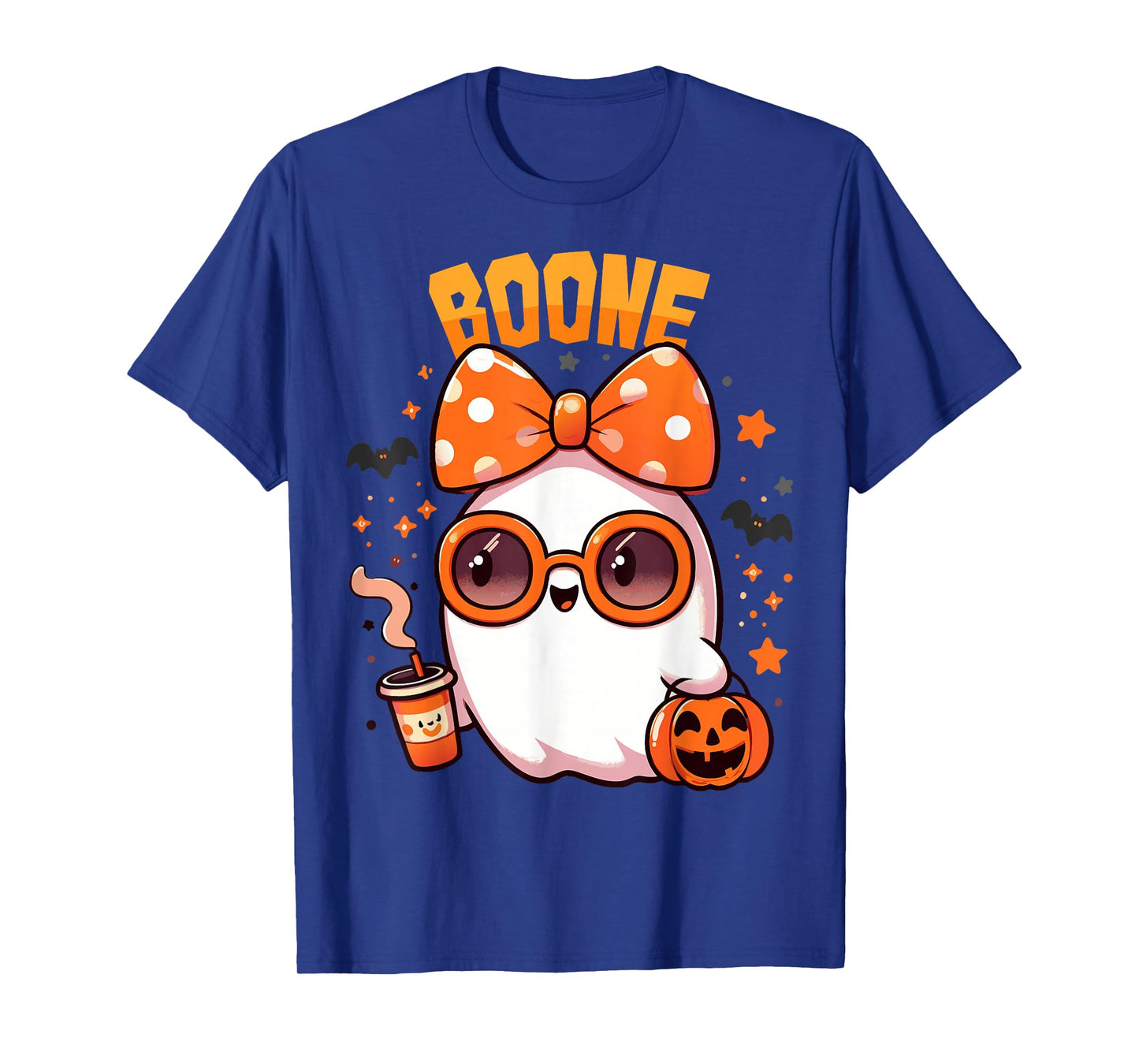 Retro Boo Boone Girls First Name Funny Halloween Ghost 2025 T-Shirt