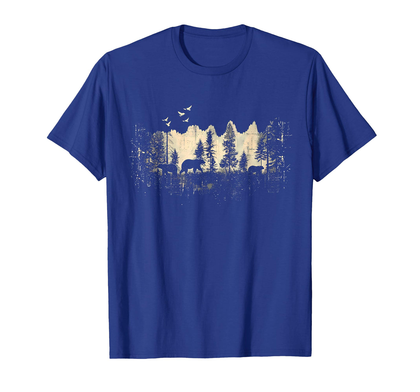 Trees Reflection Wildlife Nature Animal Bear Outdoor Forest T-Shirt