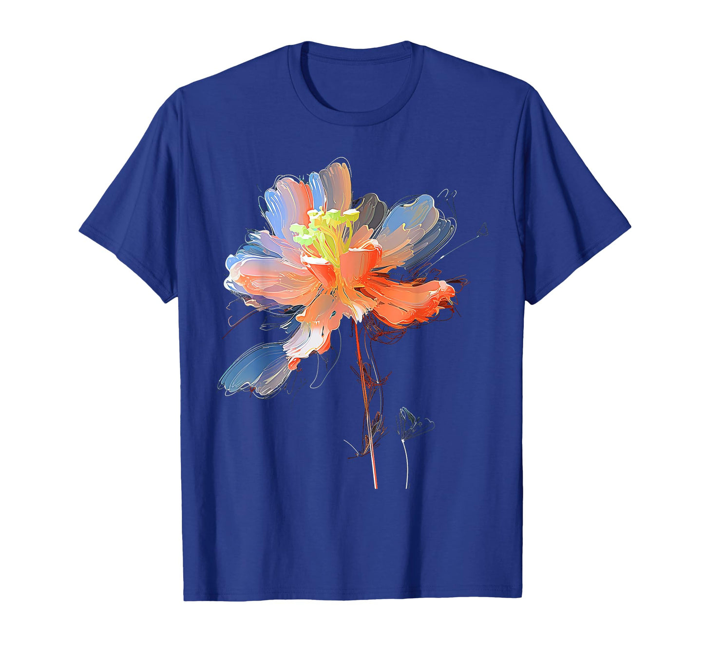 Flower Painting Graphic Artwork Art Flower T-Shirt