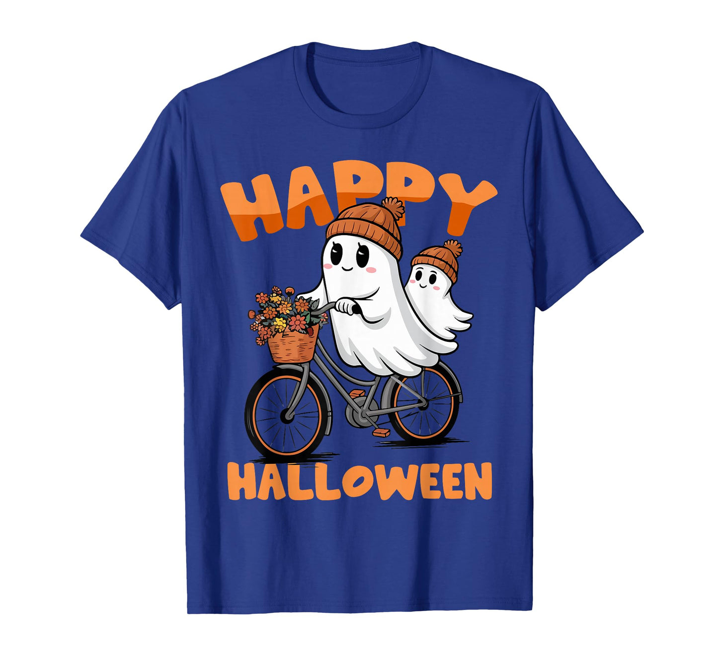 Funny Happy Halloween Boo Ghost Matching Family Couples 2025 T-Shirt
