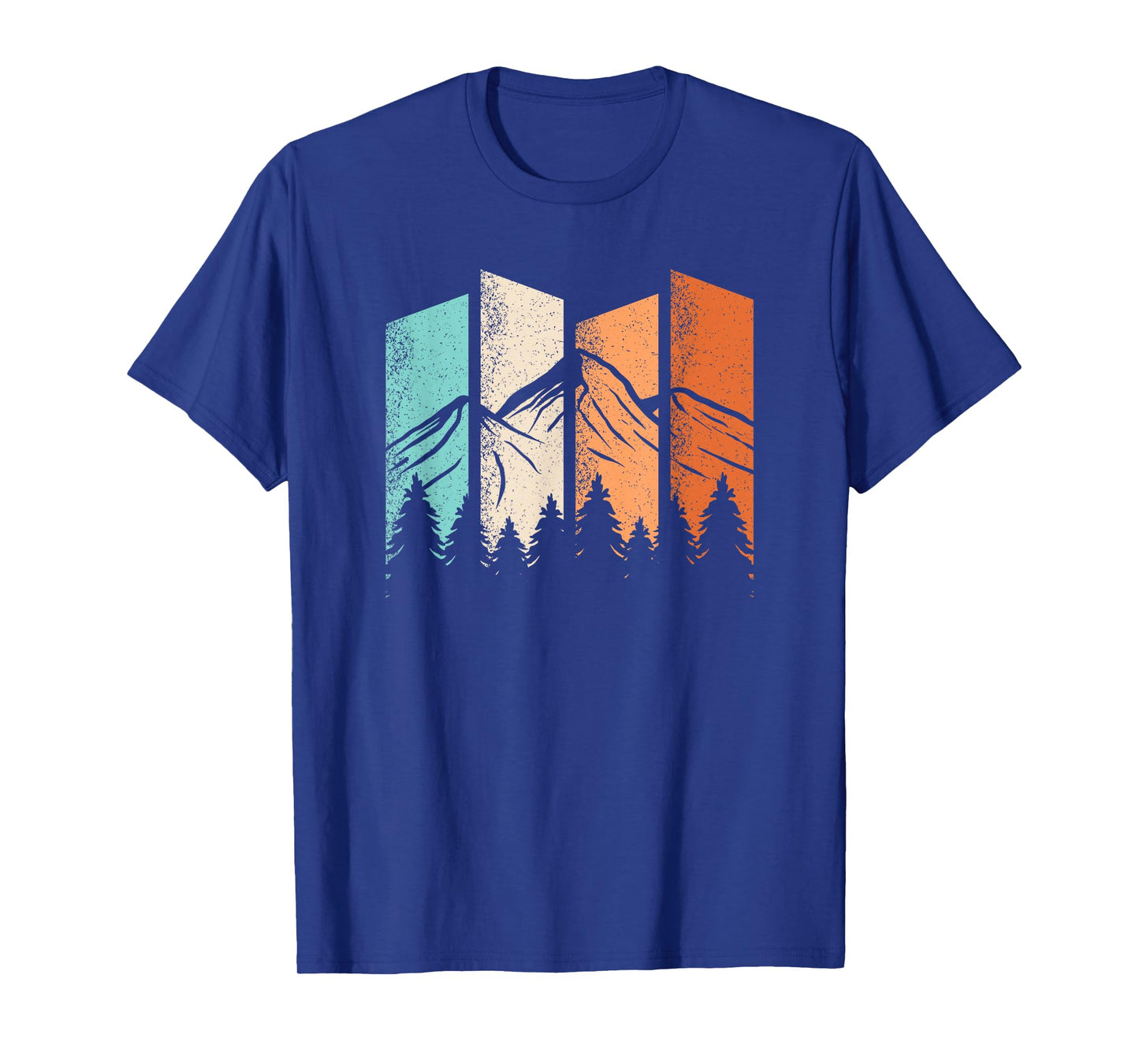 Retro Camping Hiking Nature Landscape Outdoor Men Women T-Shirt