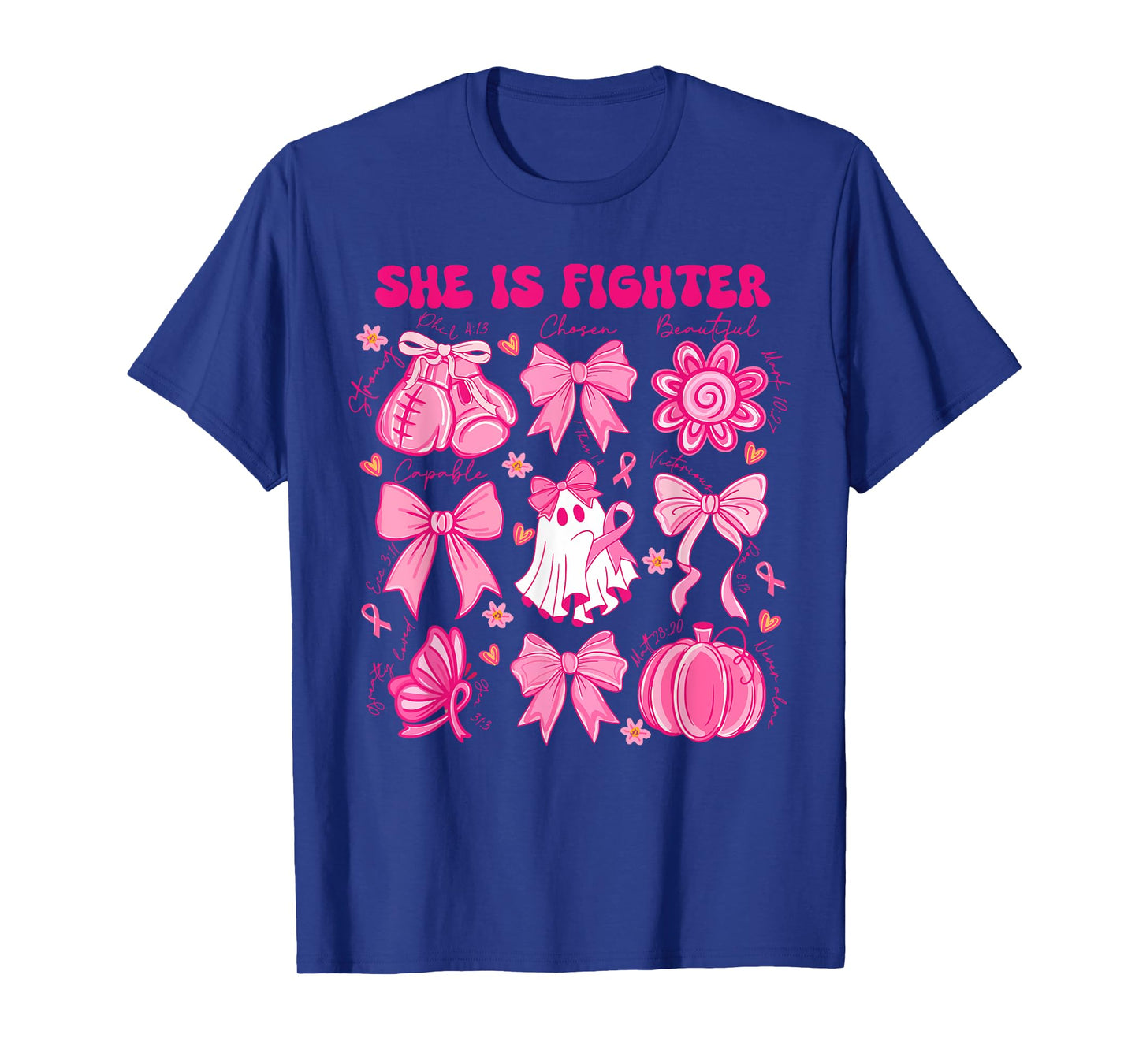 Breast Cancer Awareness Ribbon Support Squad Women Men Kids T-Shirt
